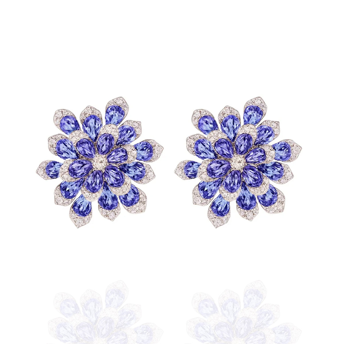 Fiora Diamond Tanzanite Earrings