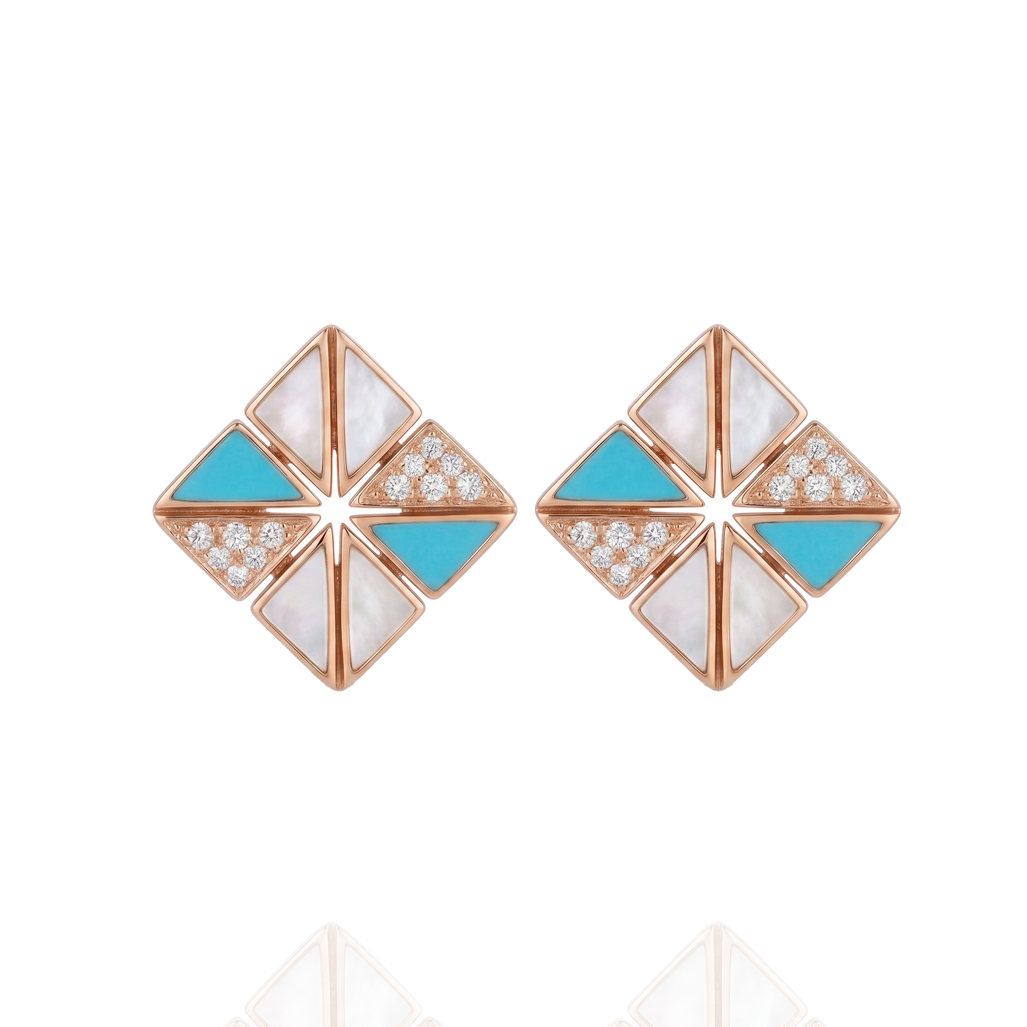 Fragments of Sky Diamond Earrings