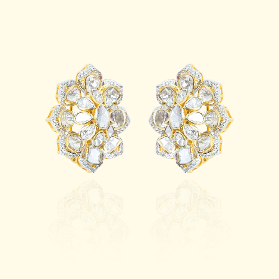 Zane Polki Diamond Earrings