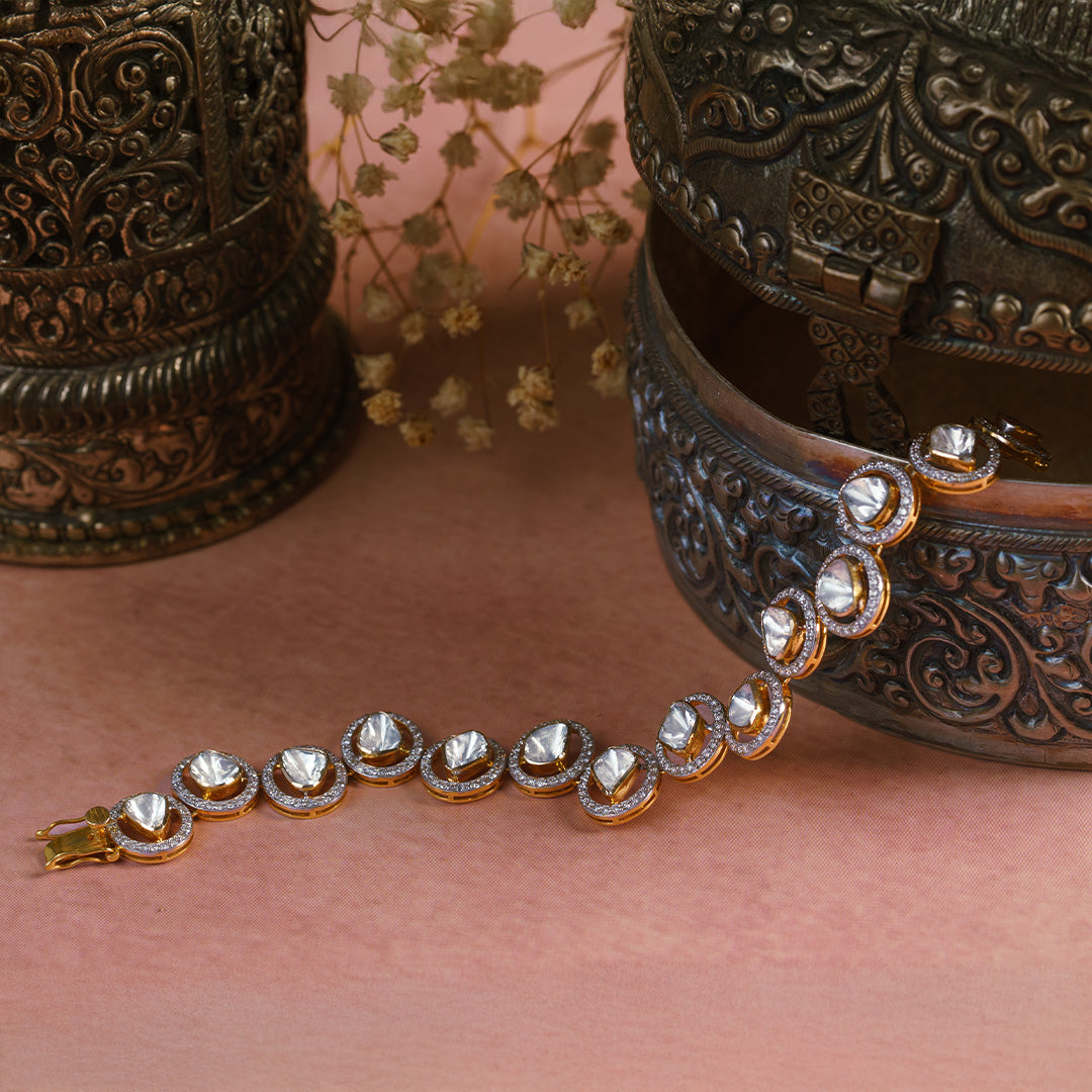 Rajasi Polki Bracelet