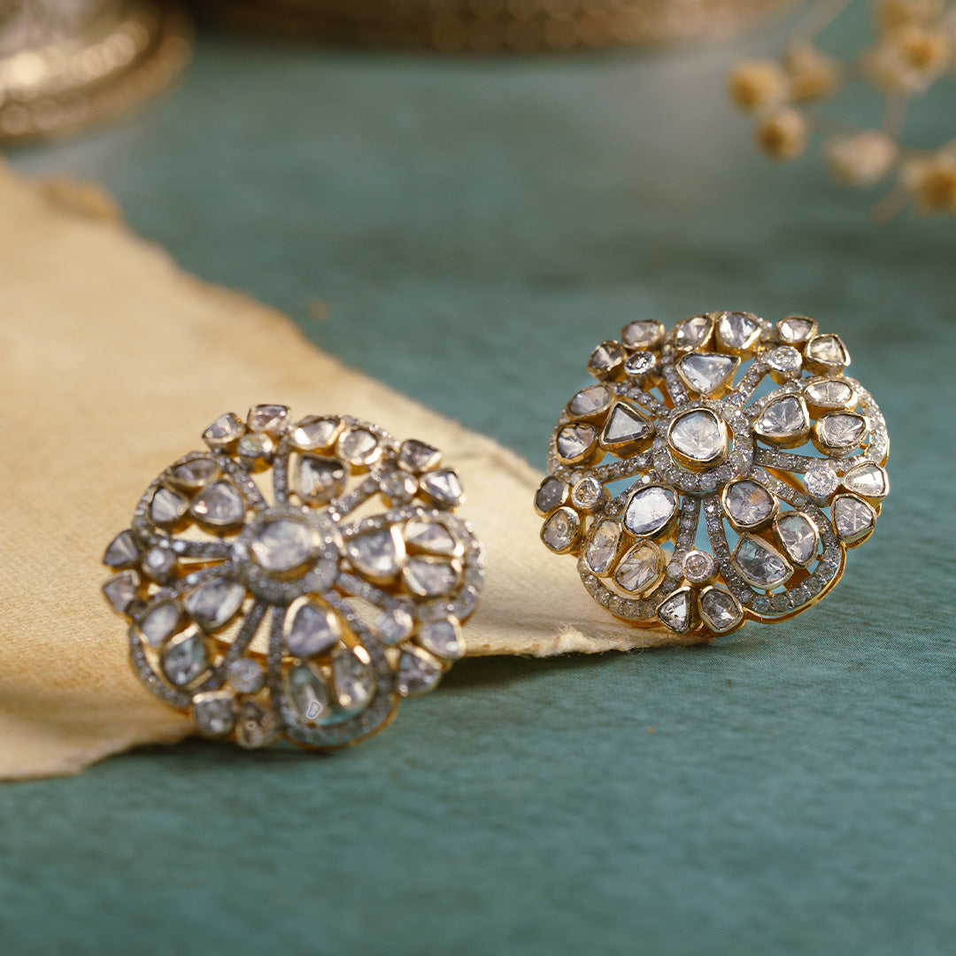 Reet Polki Earrings