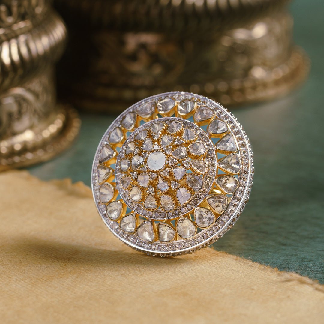 Indrani Polki Ring