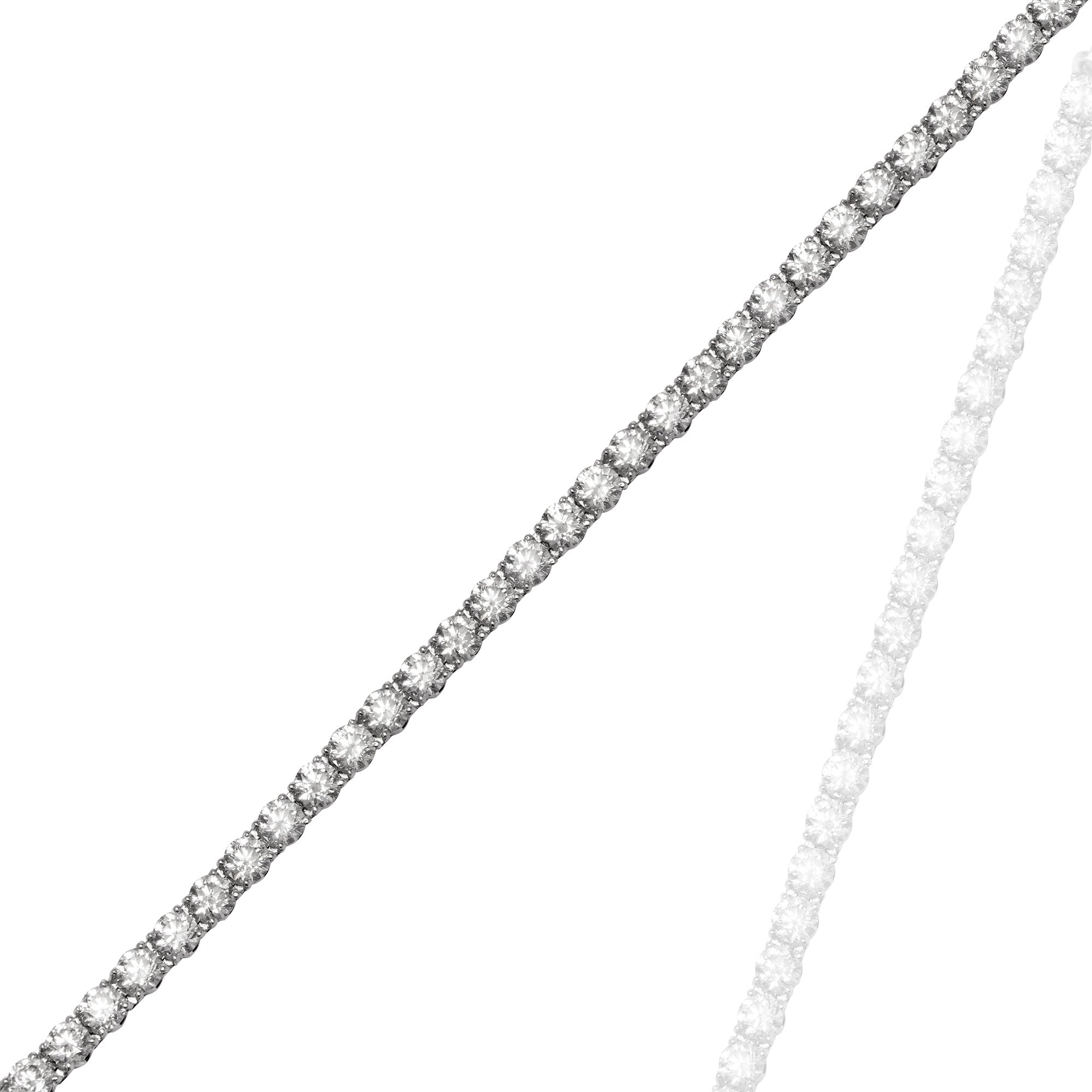 Iris 50 cent Round Classic Lab Diamond Tennis Bracelet