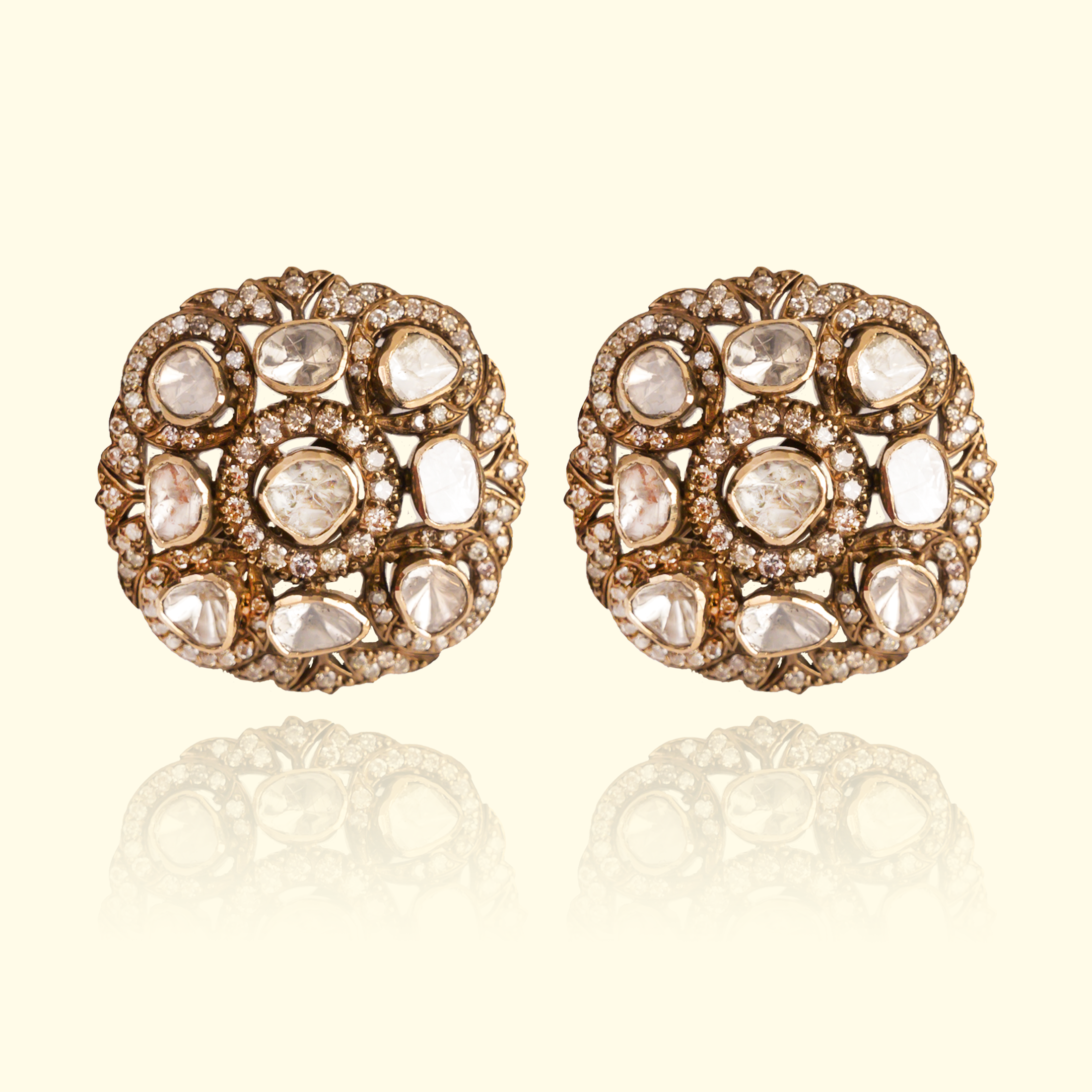 Meher Victorian Polki Earrings