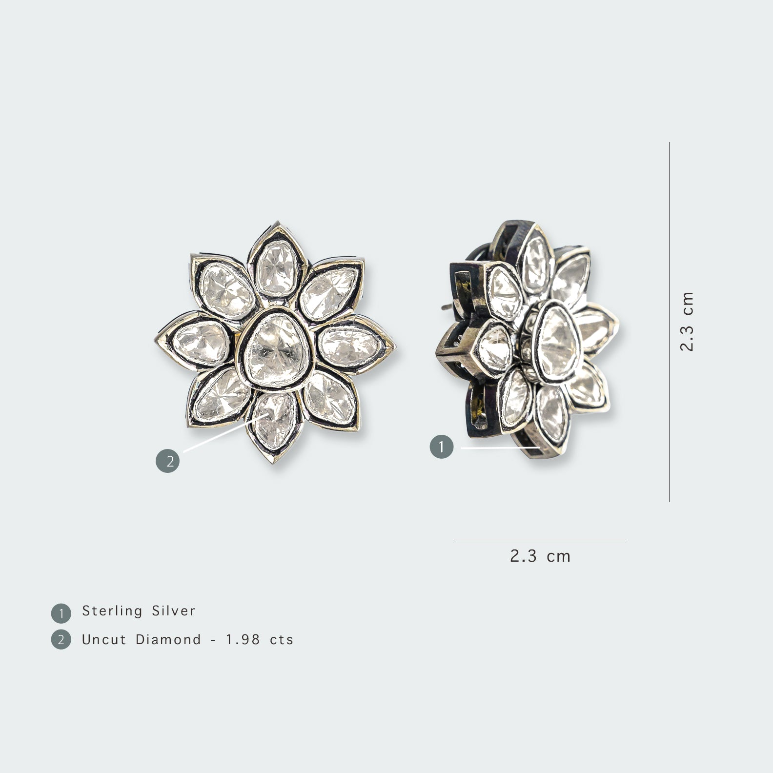 Oeshi Polki Earrings