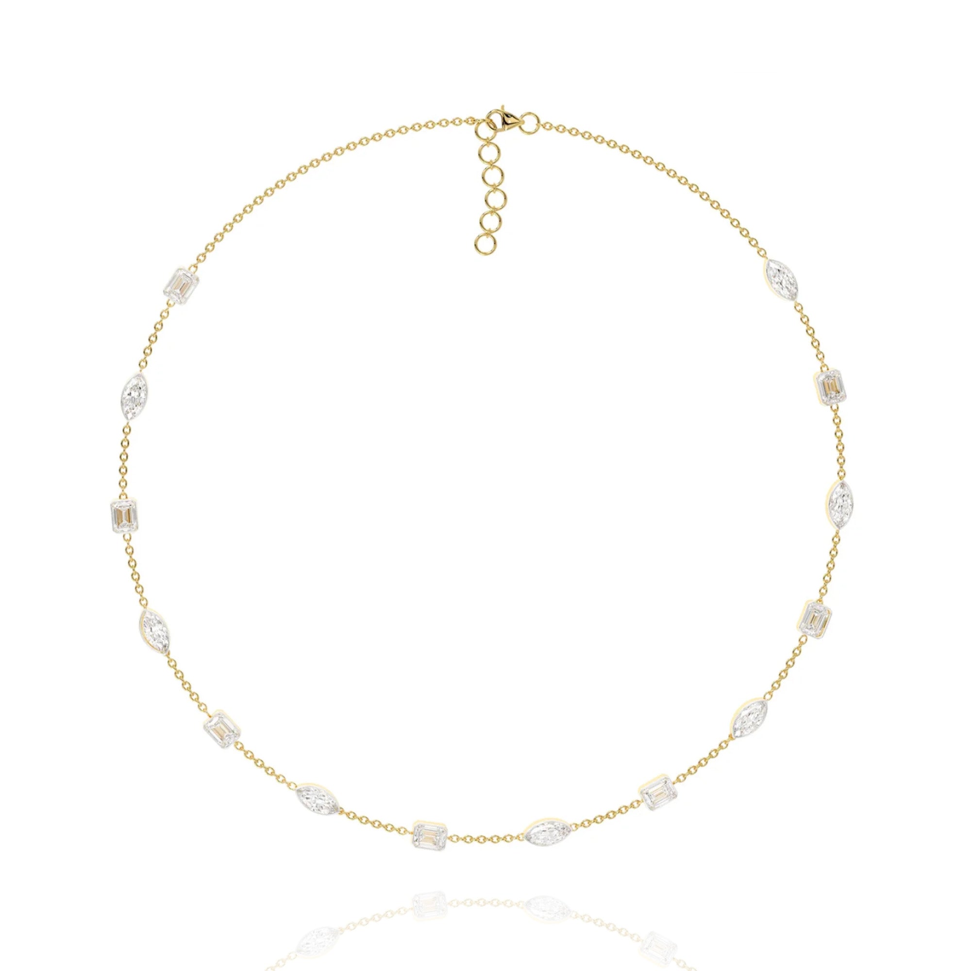 Lab-Grown Solitaire Liora Necklace