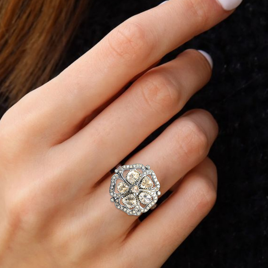 Kyra Polki Ring