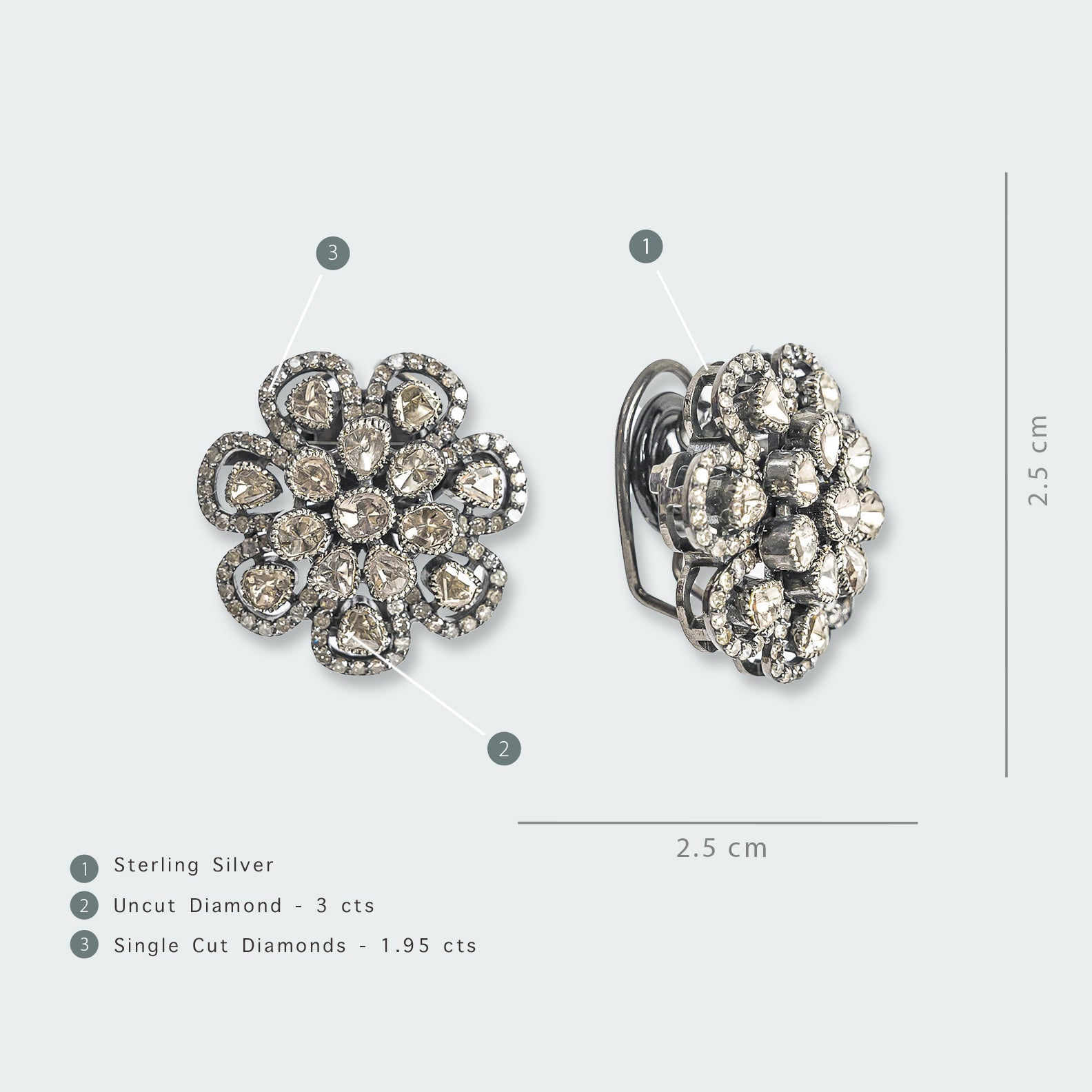 Rency Polki Earrings