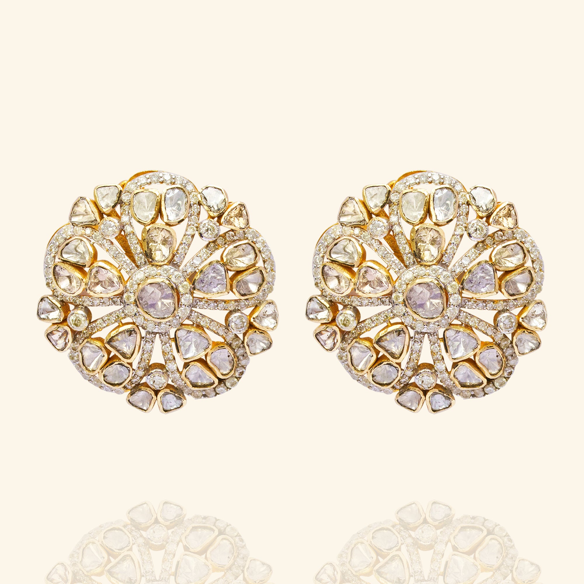 Reet Polki Earrings