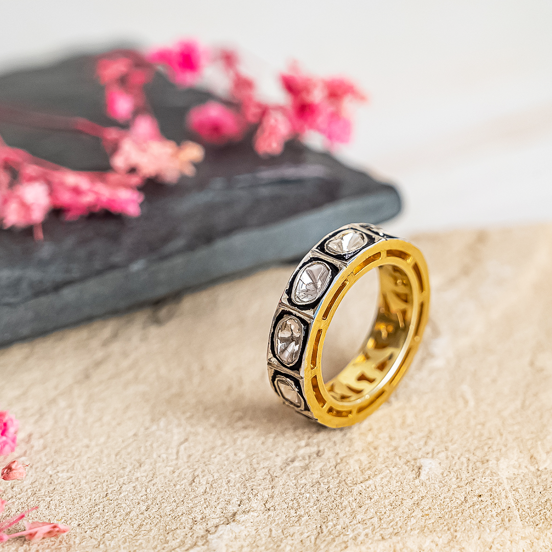Eternity Band Polki Ring