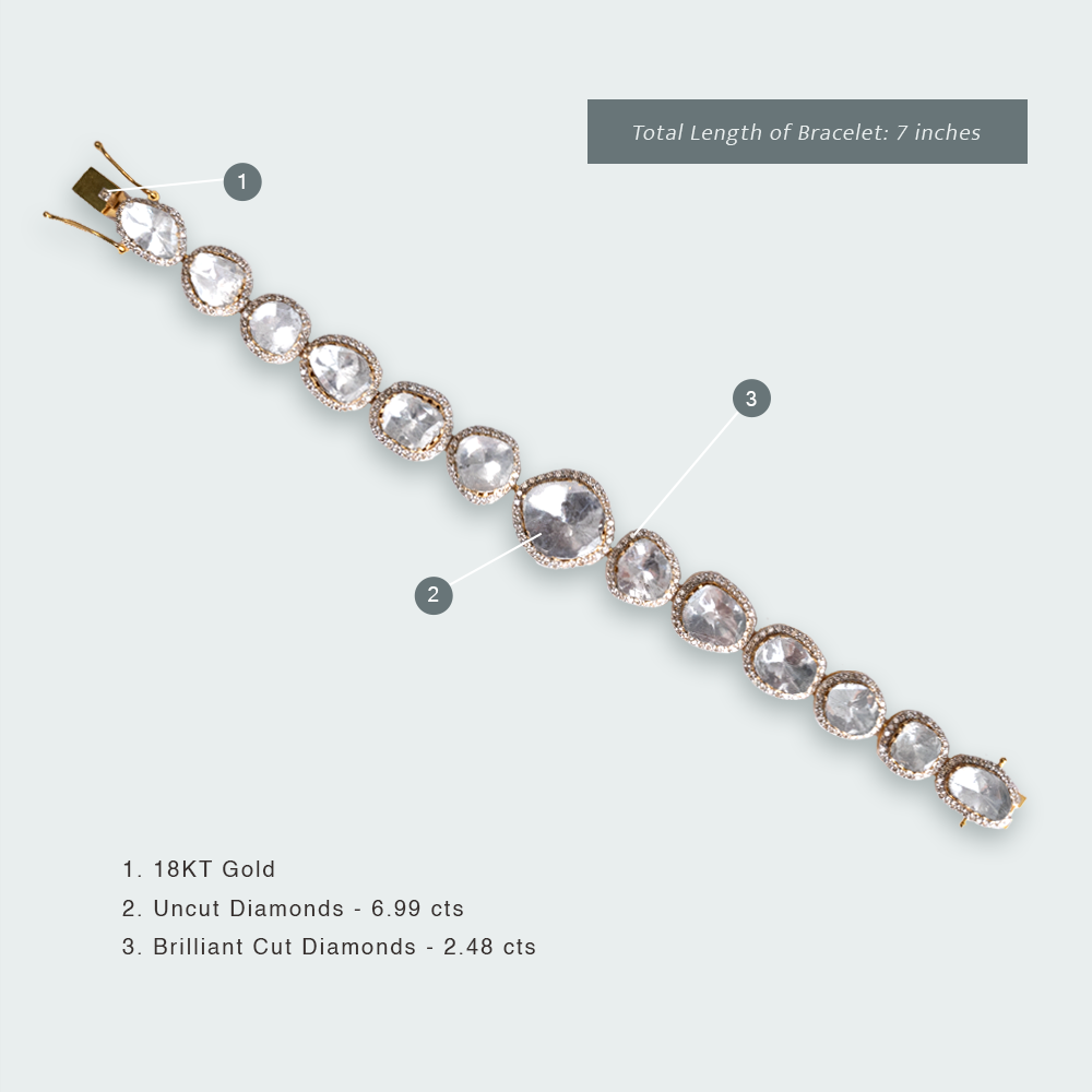Shiya Polki Bracelet