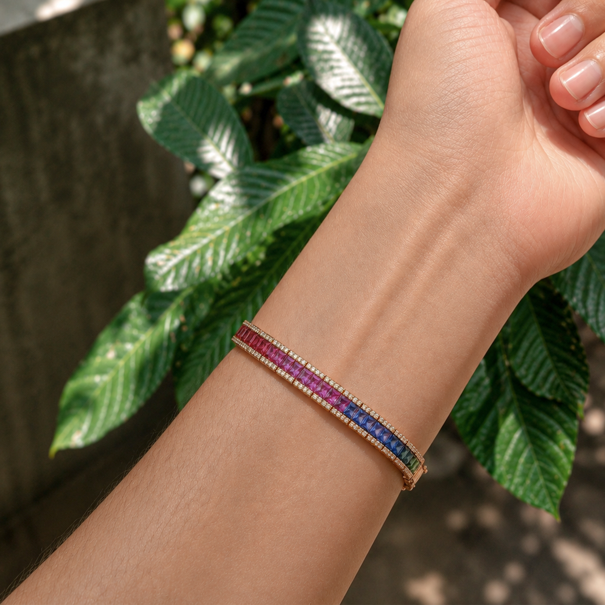 Soundwave Tennis Bracelet
