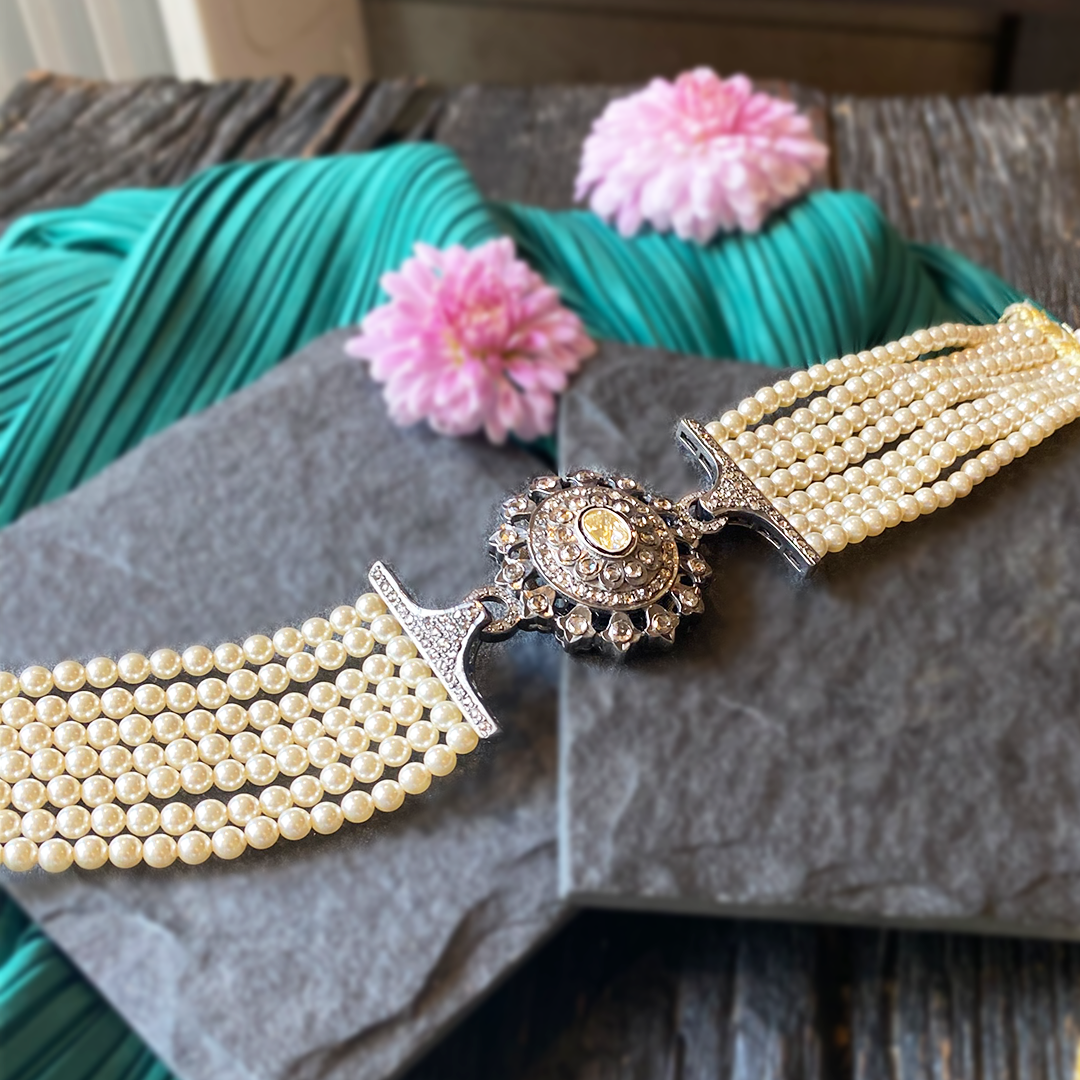 Grace Kelly Polki Choker