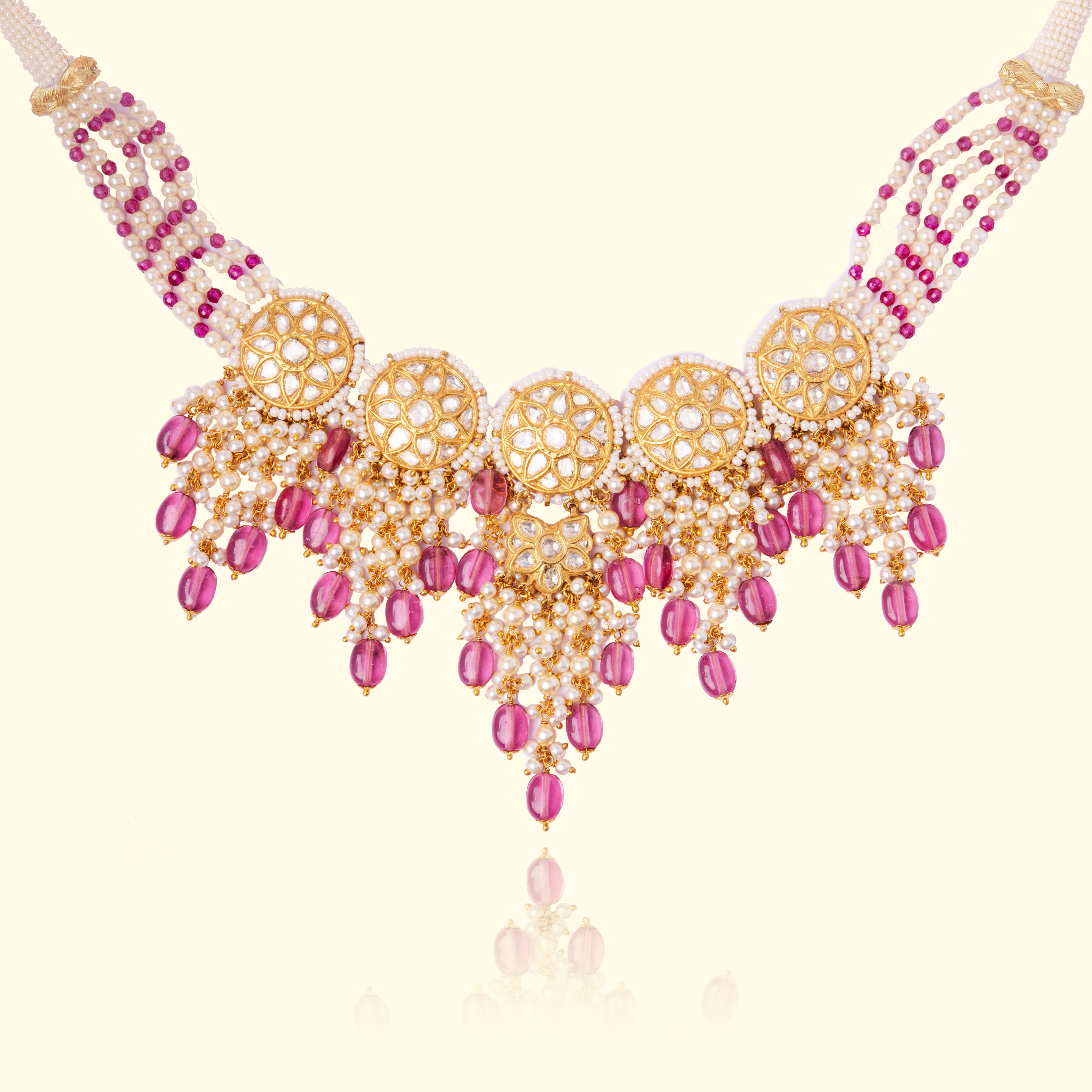 Tamara Tourmaline Polki Necklace