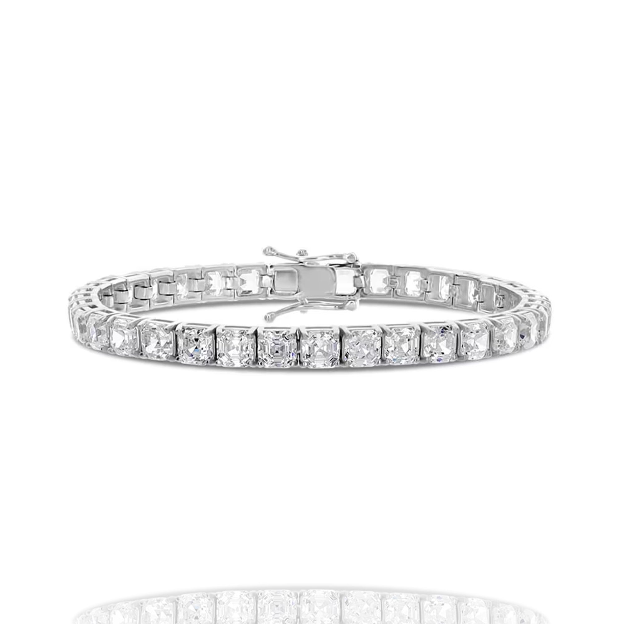 0.20 pointer classic asher lab grown solitaire tennis bracelet