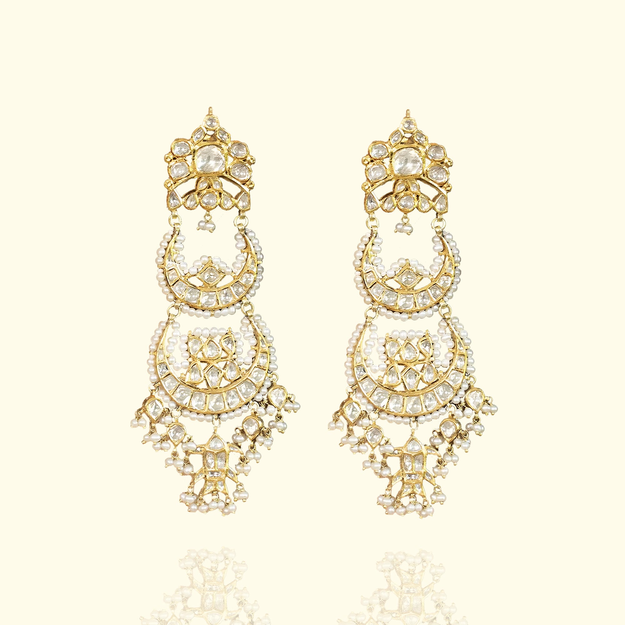 Padmavati Dual Polki Chandbalis