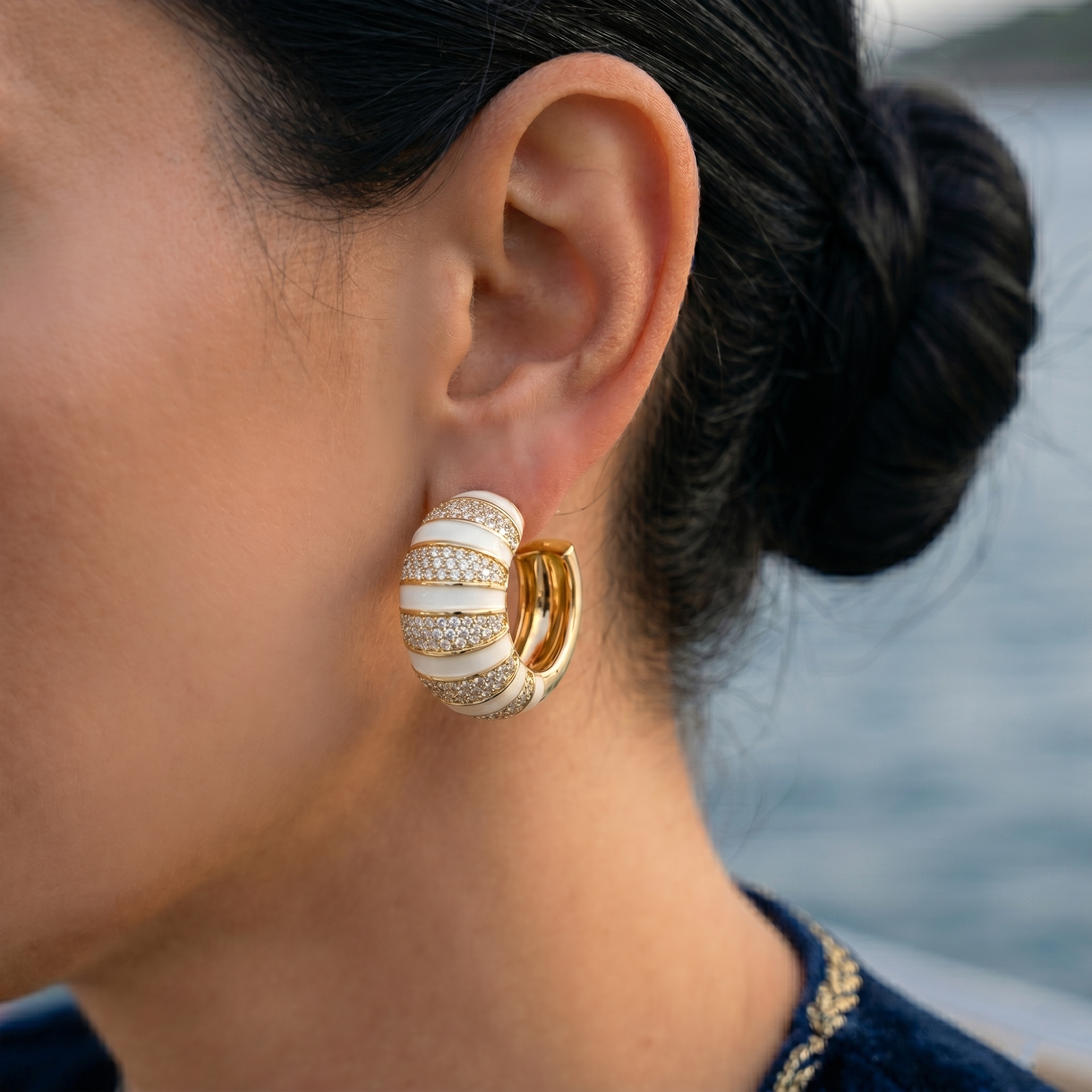Whisper in Ivory Diamond Earrings