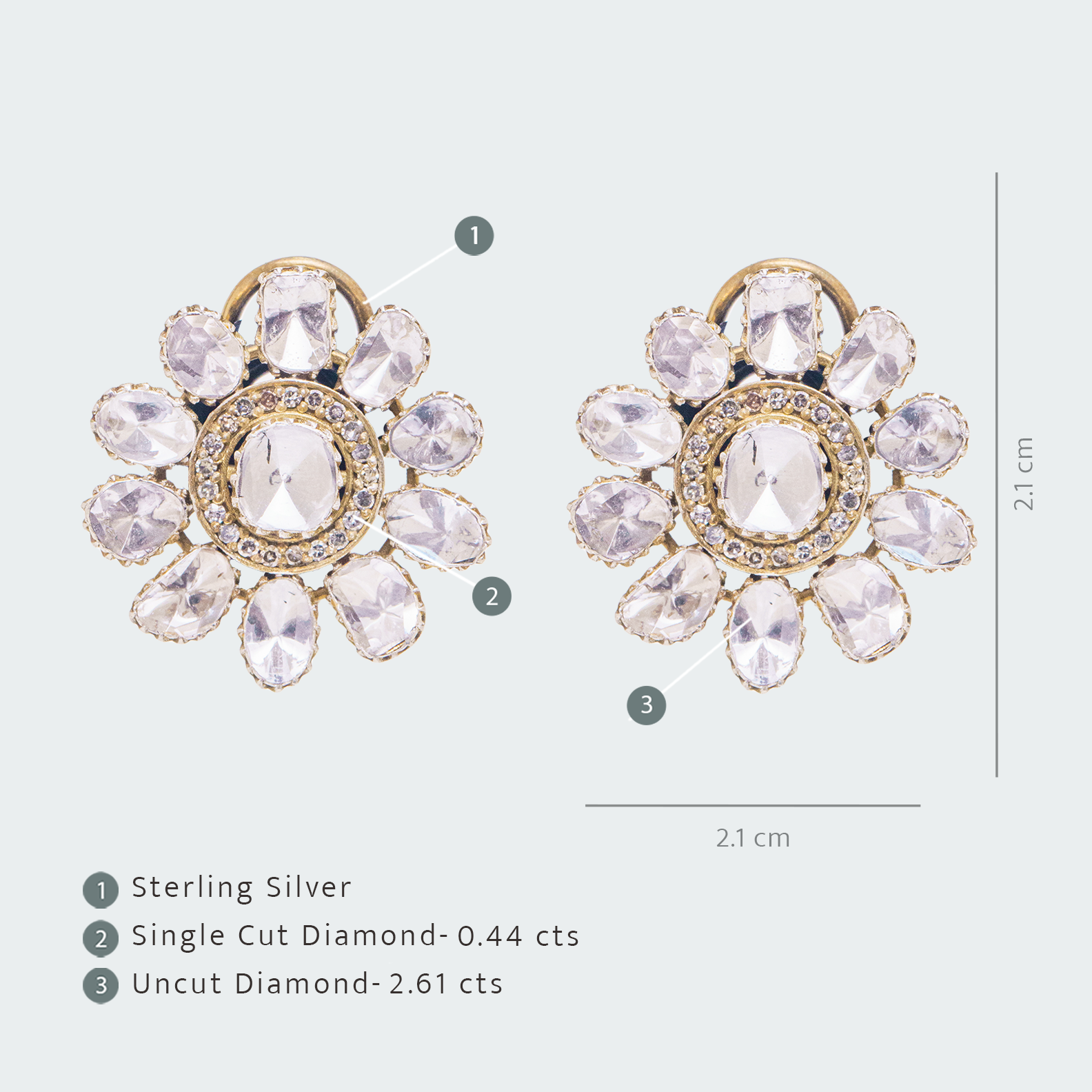 Willow Polki Earrings