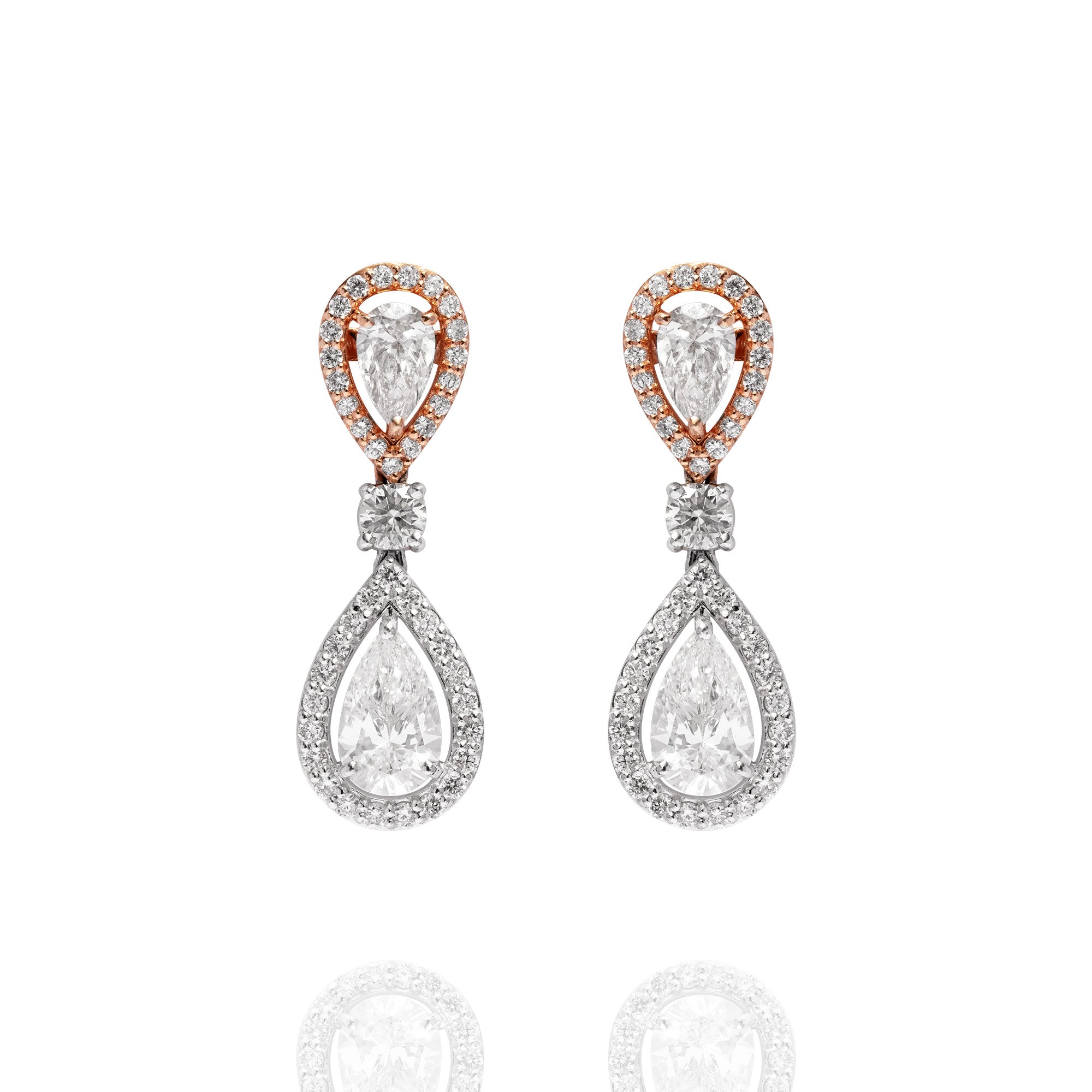 Hermoine Drop Lab Diamond Earring