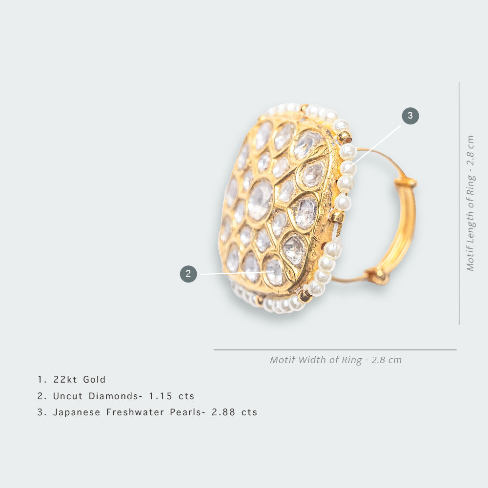 Advika Polki Ring