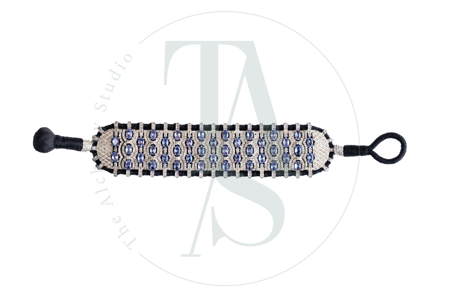 Elara Tanzanite and Diamond Bracelet