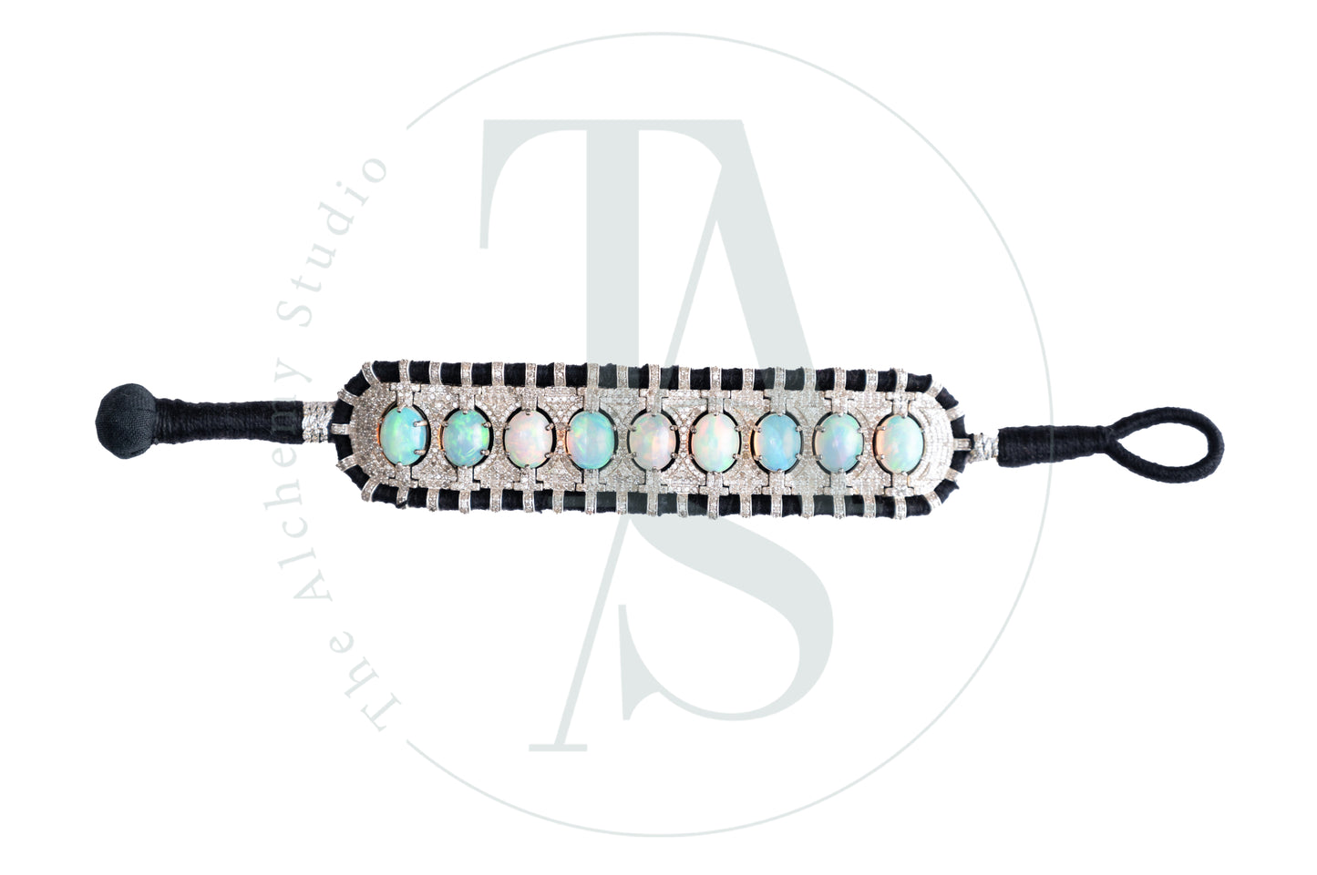 Jonah Opal and Diamond Bracelet