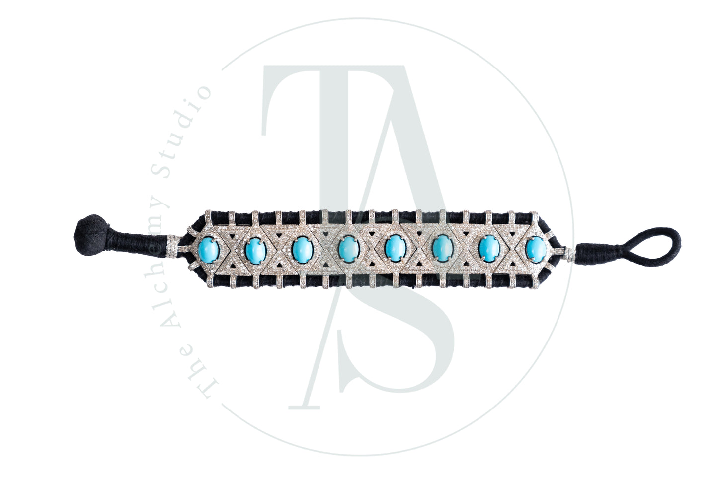 Alcina Turquoise and Diamond Bracelet