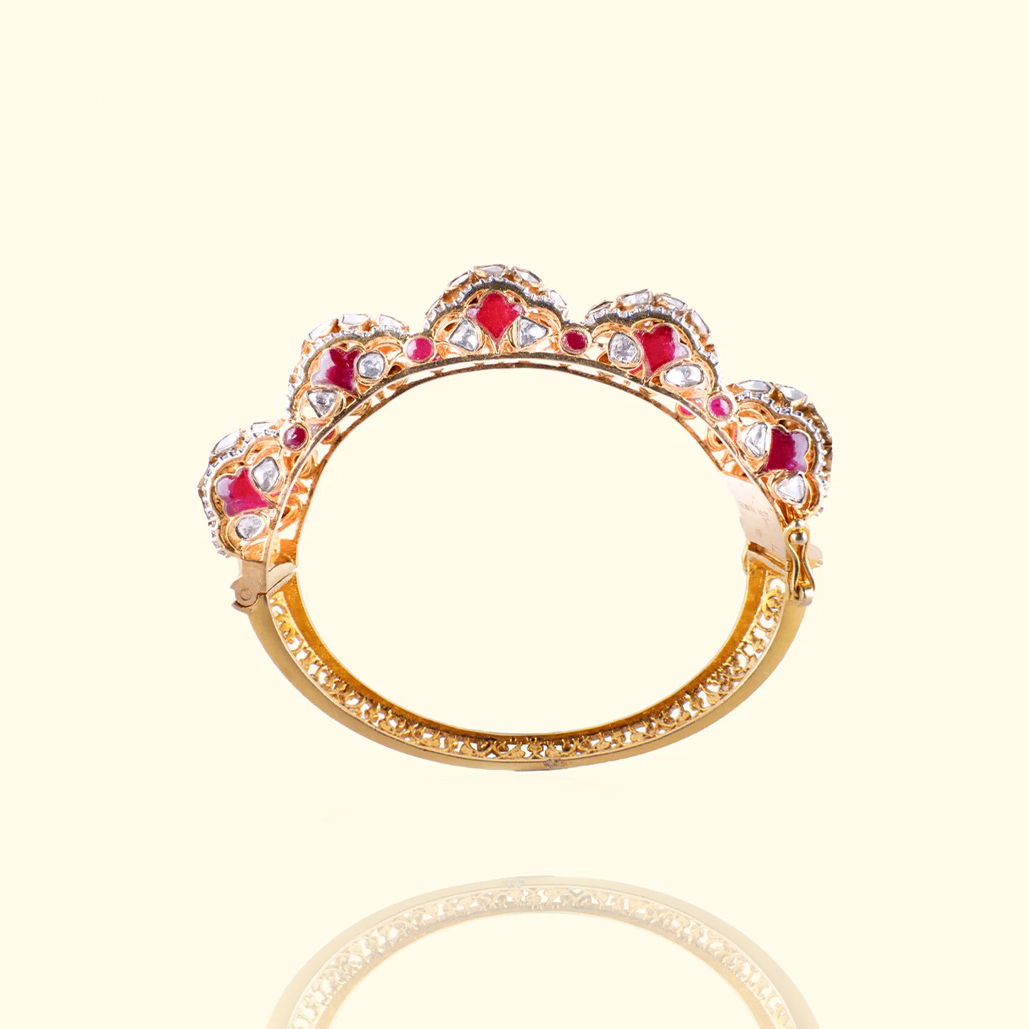 Arvee Ruby Polki Cuff
