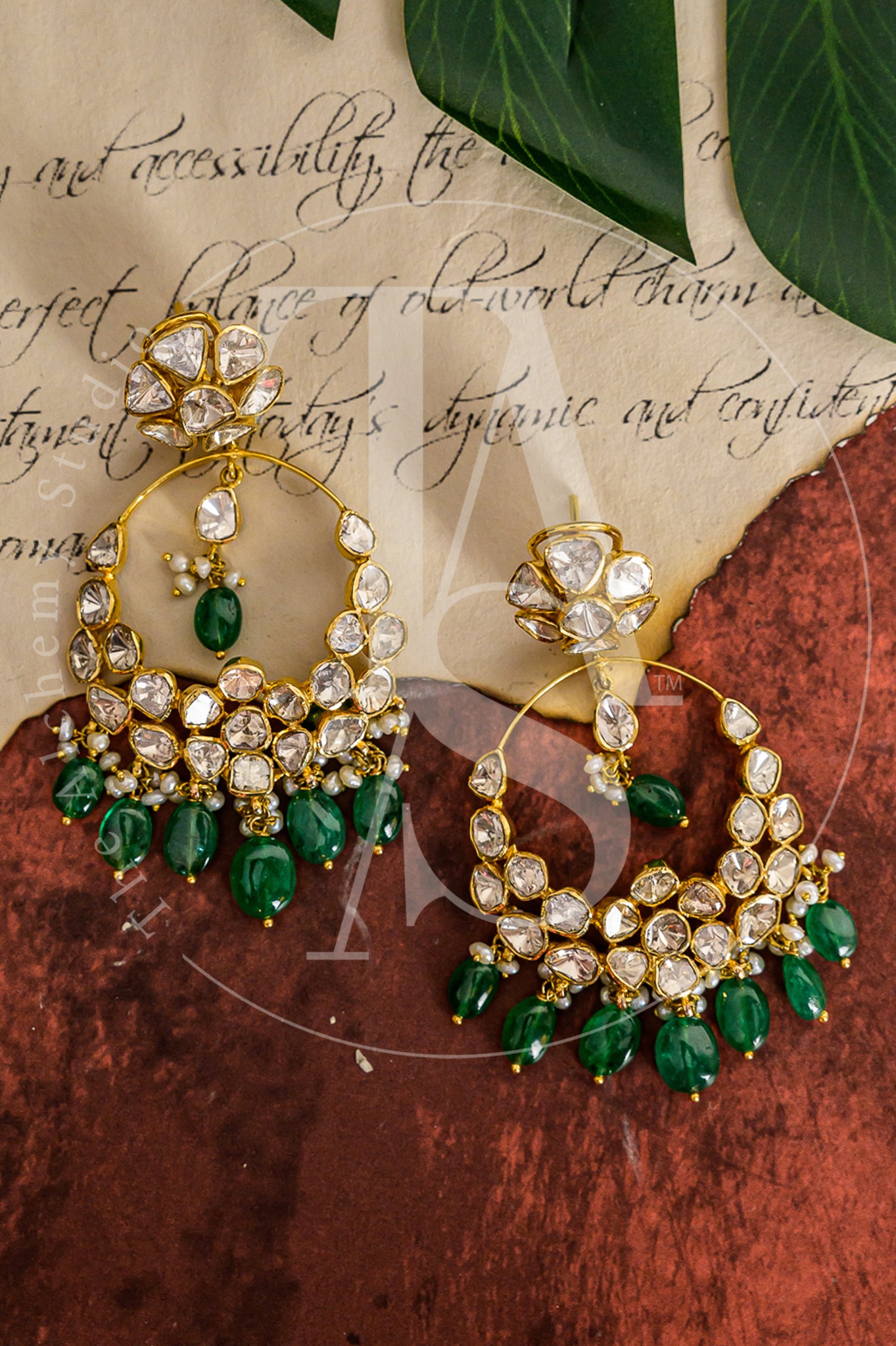 Adiya Polki and Emerald Chaand Balis