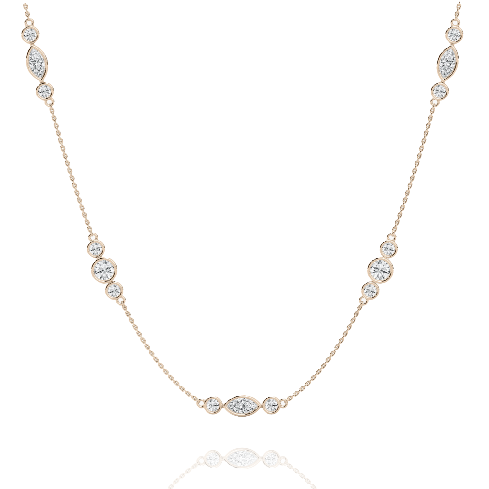 Elarine Lab Diamond Necklace