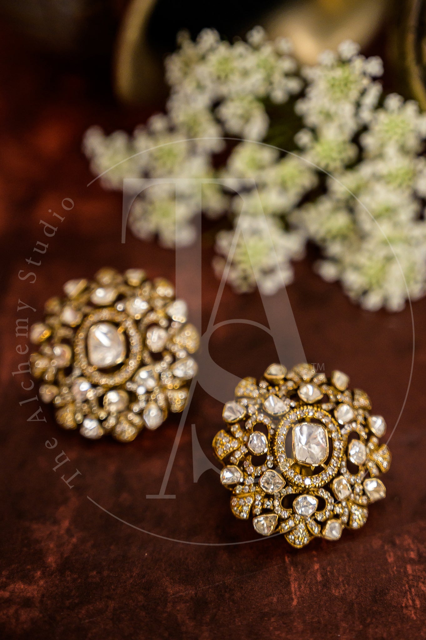 Saira Victorian Polki Earrings