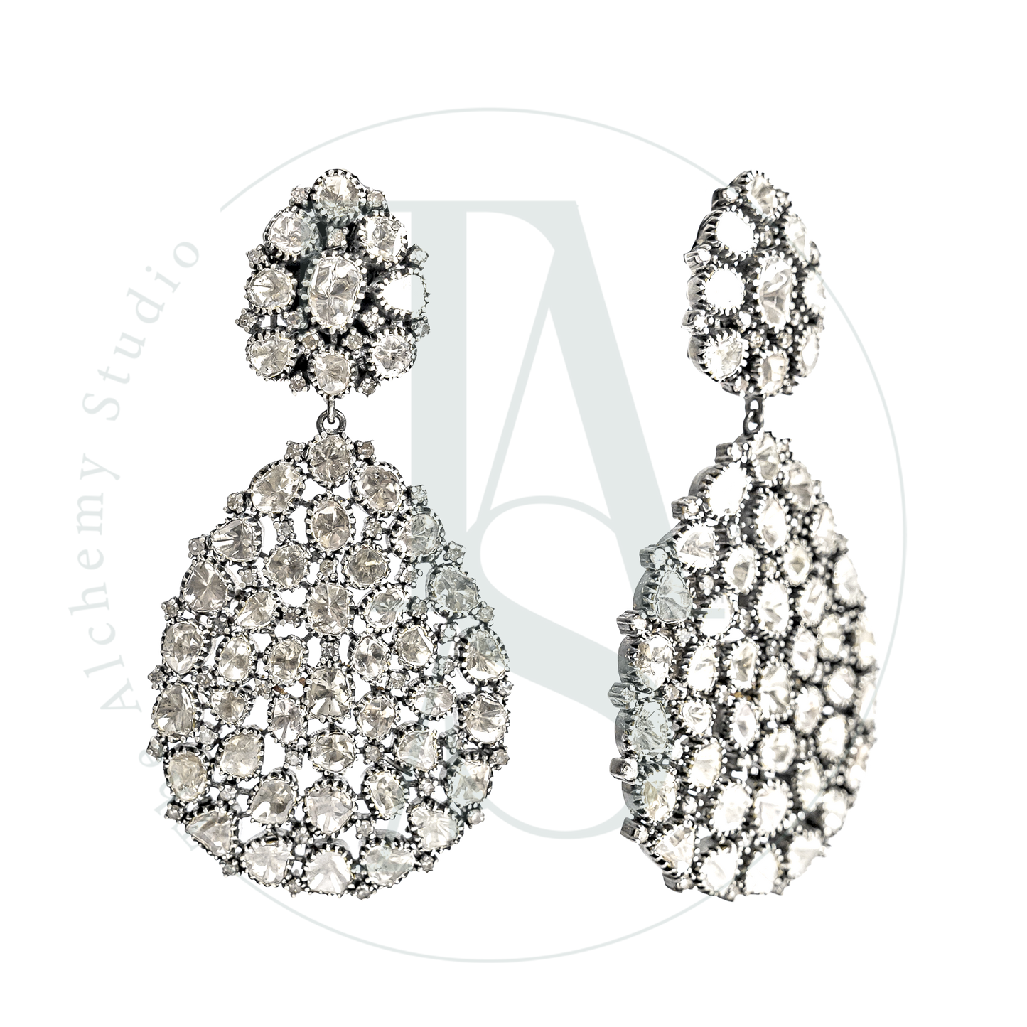 Nyra Uncut Diamond Chaand Balis