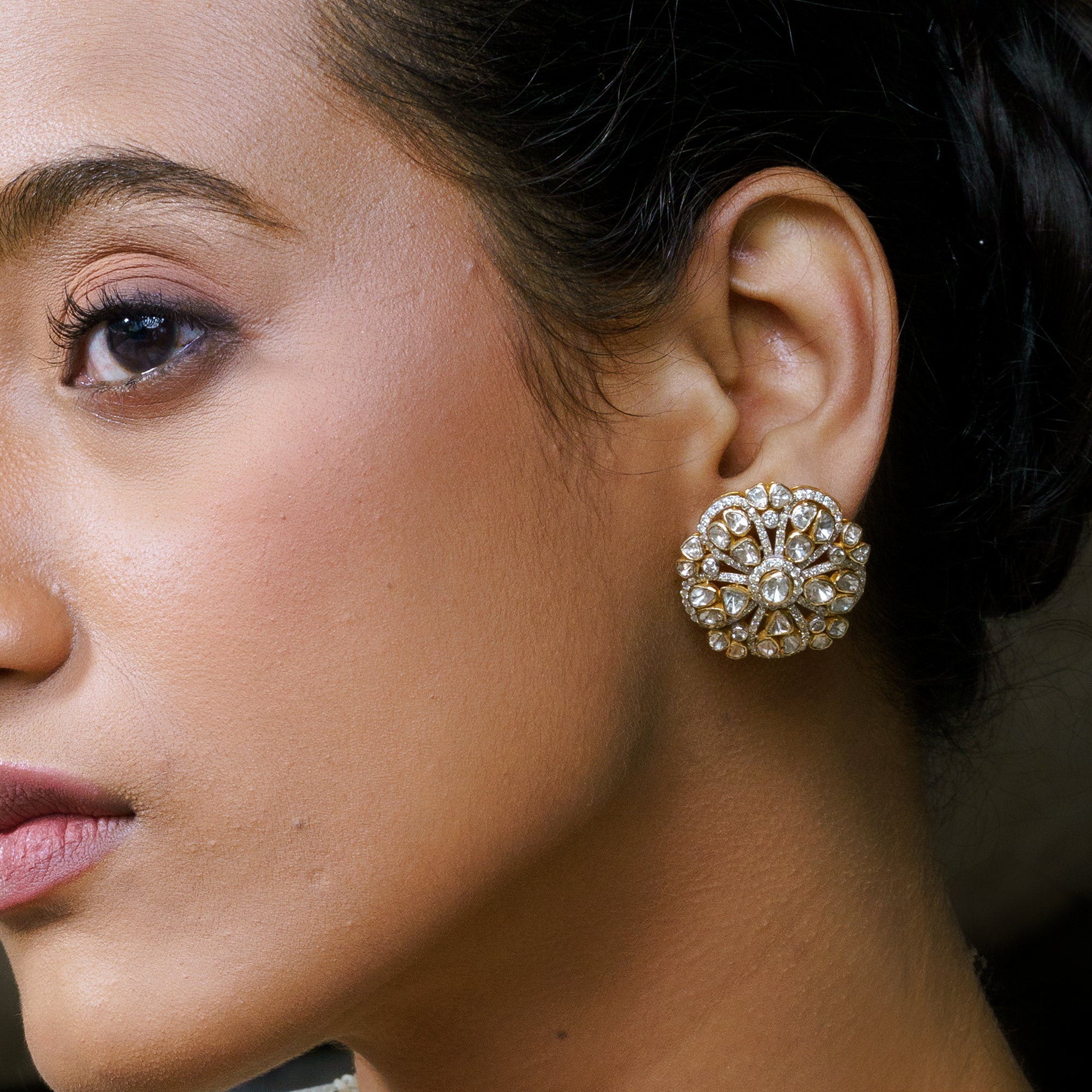 Reet Polki Earrings