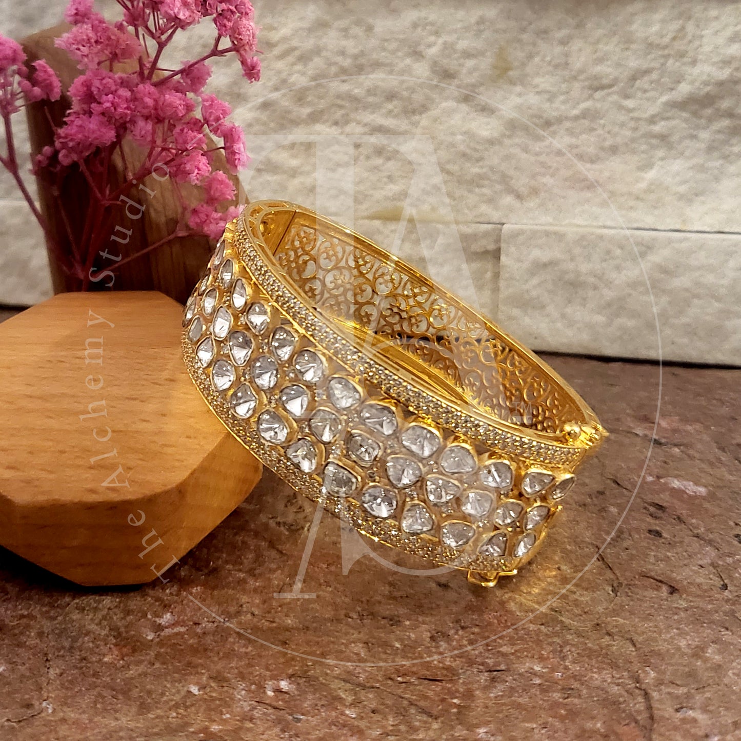 Augusta Uncut Diamond Cuff