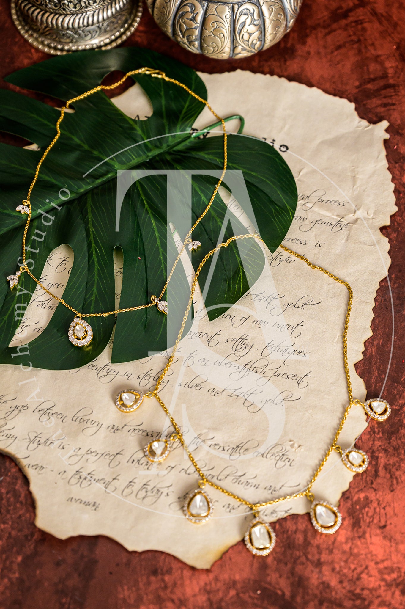 Ayaana 7 Drop Polki Necklace