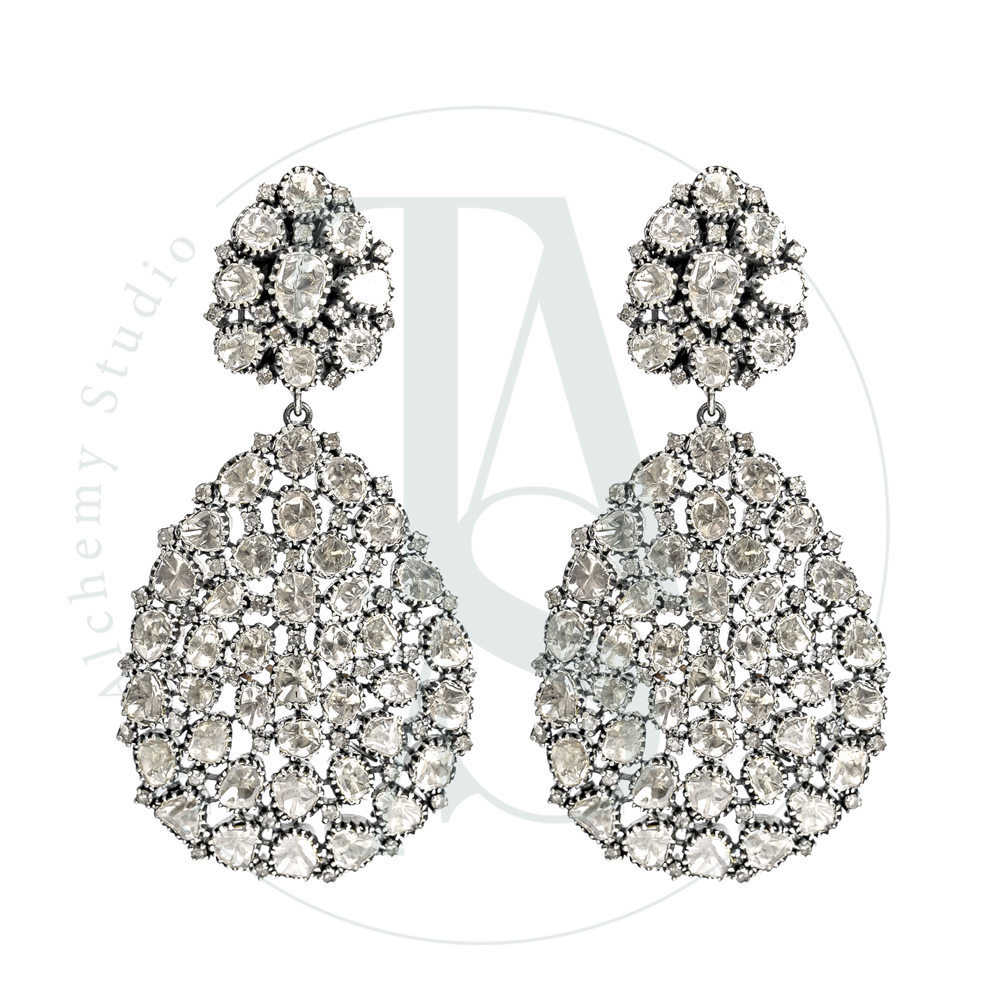 Nyra Uncut Diamond Chaand Balis