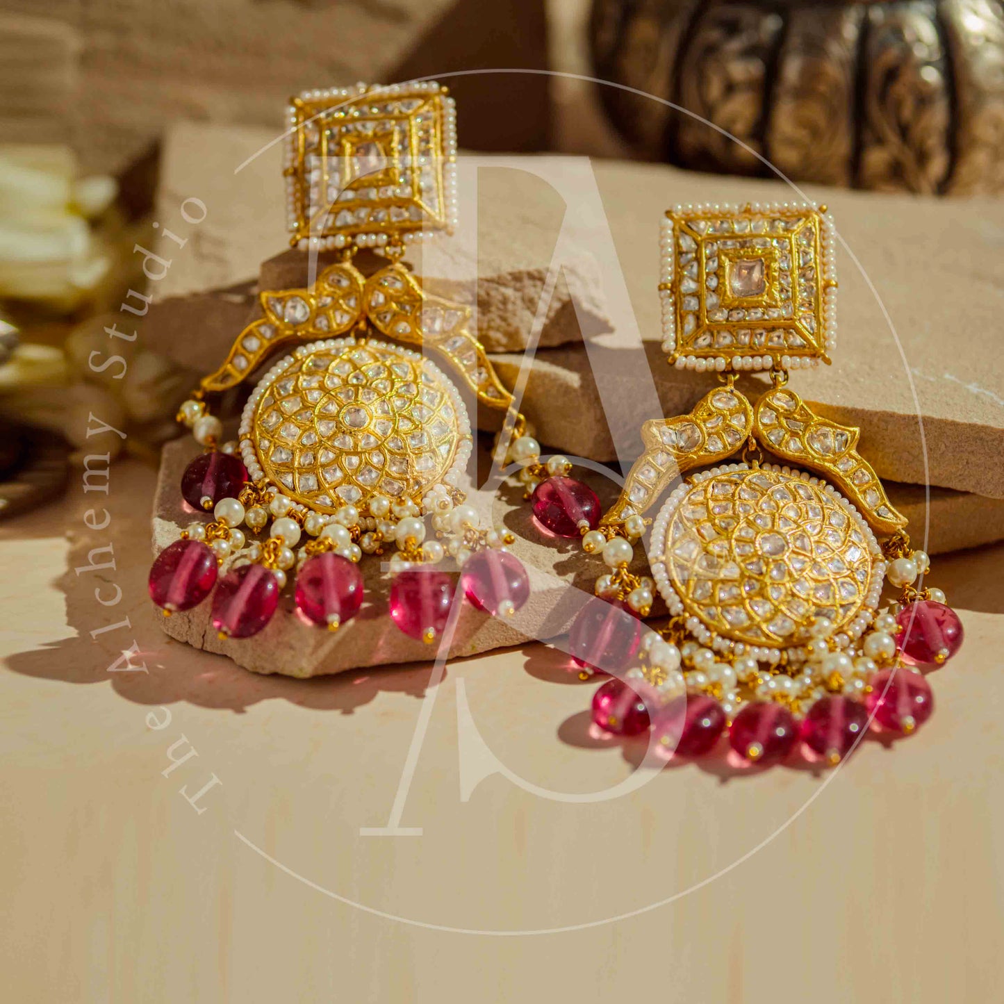 Moore Uncut Diamond Earrings