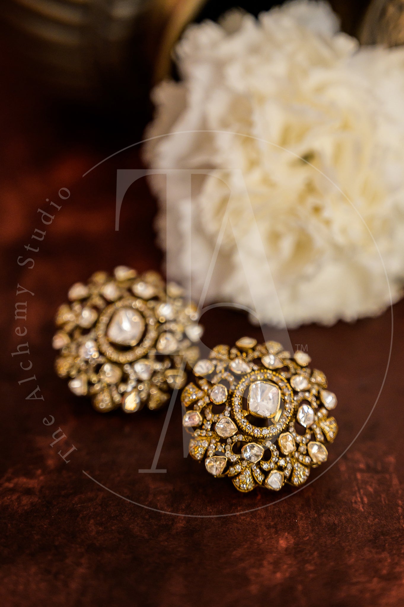 Saira Victorian Polki Earrings