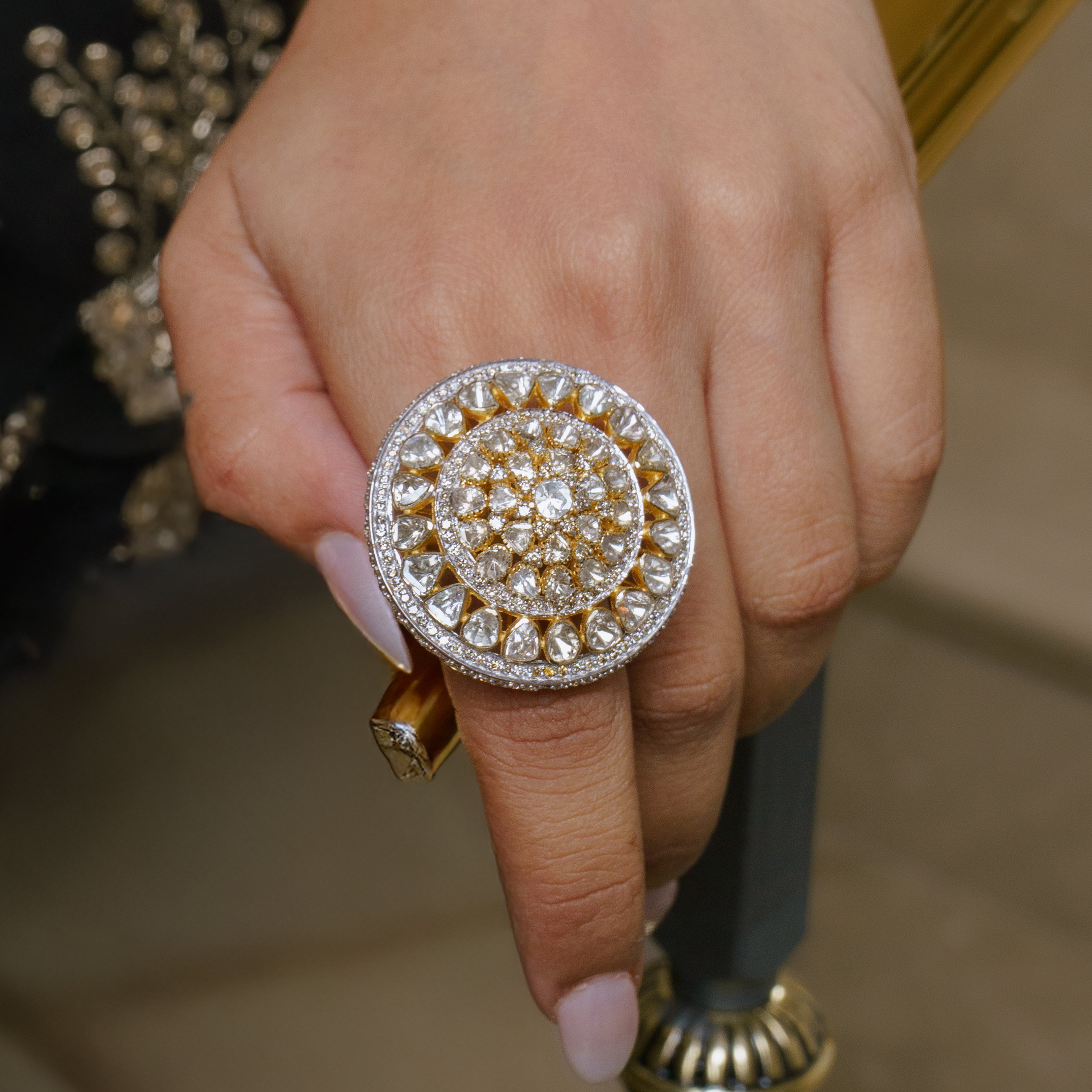 Indrani Polki Ring