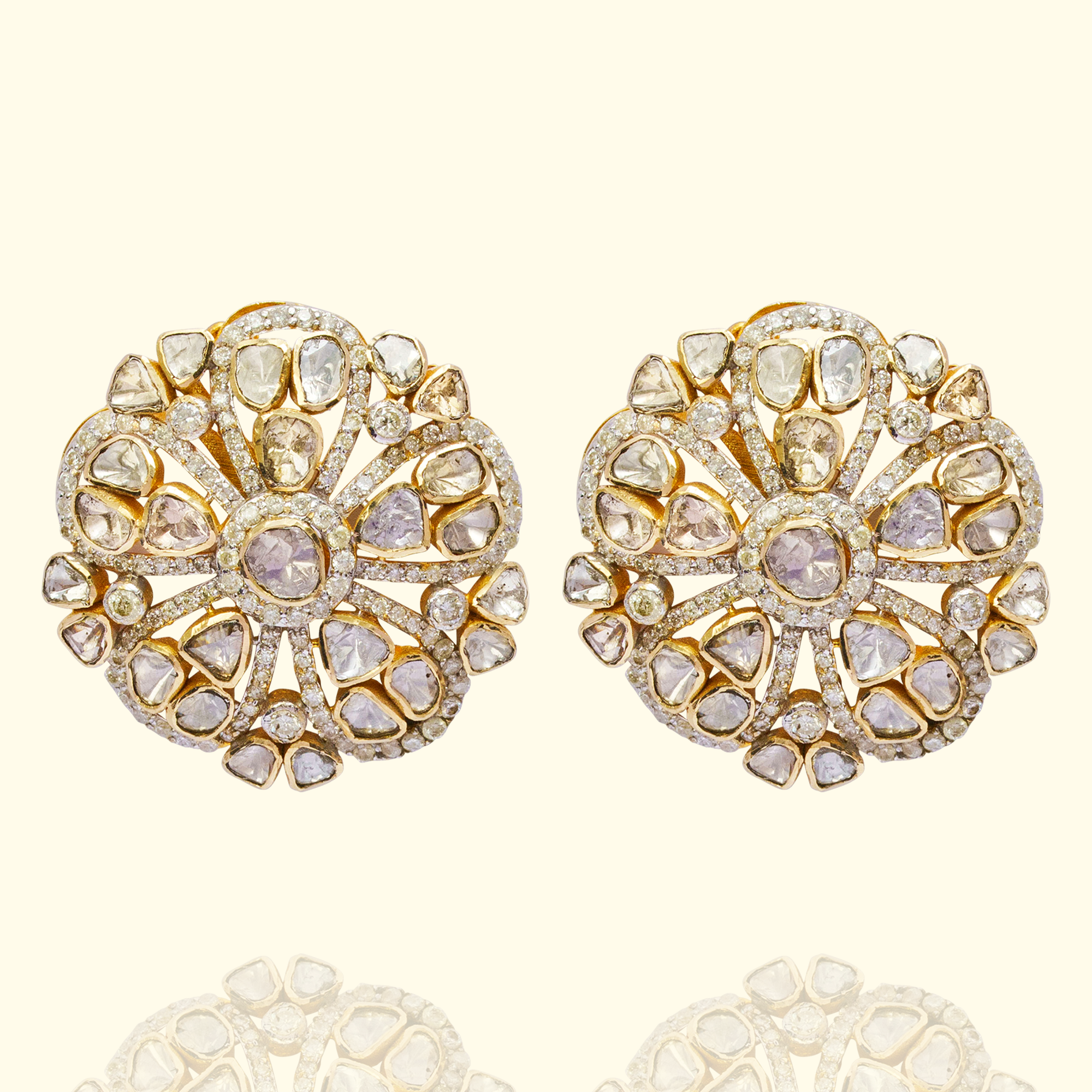 Reet Polki Earrings