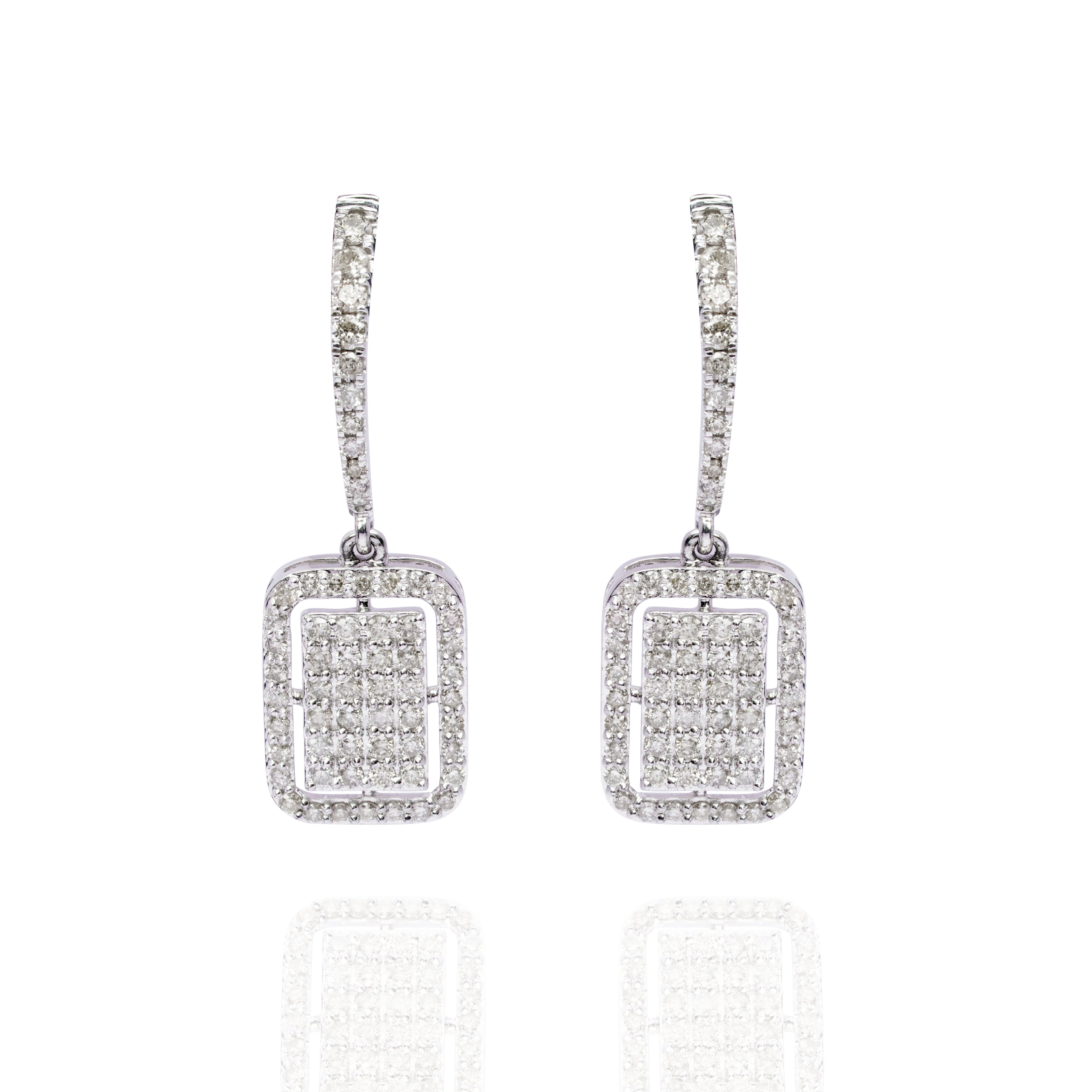 Prism Diamond Earrings