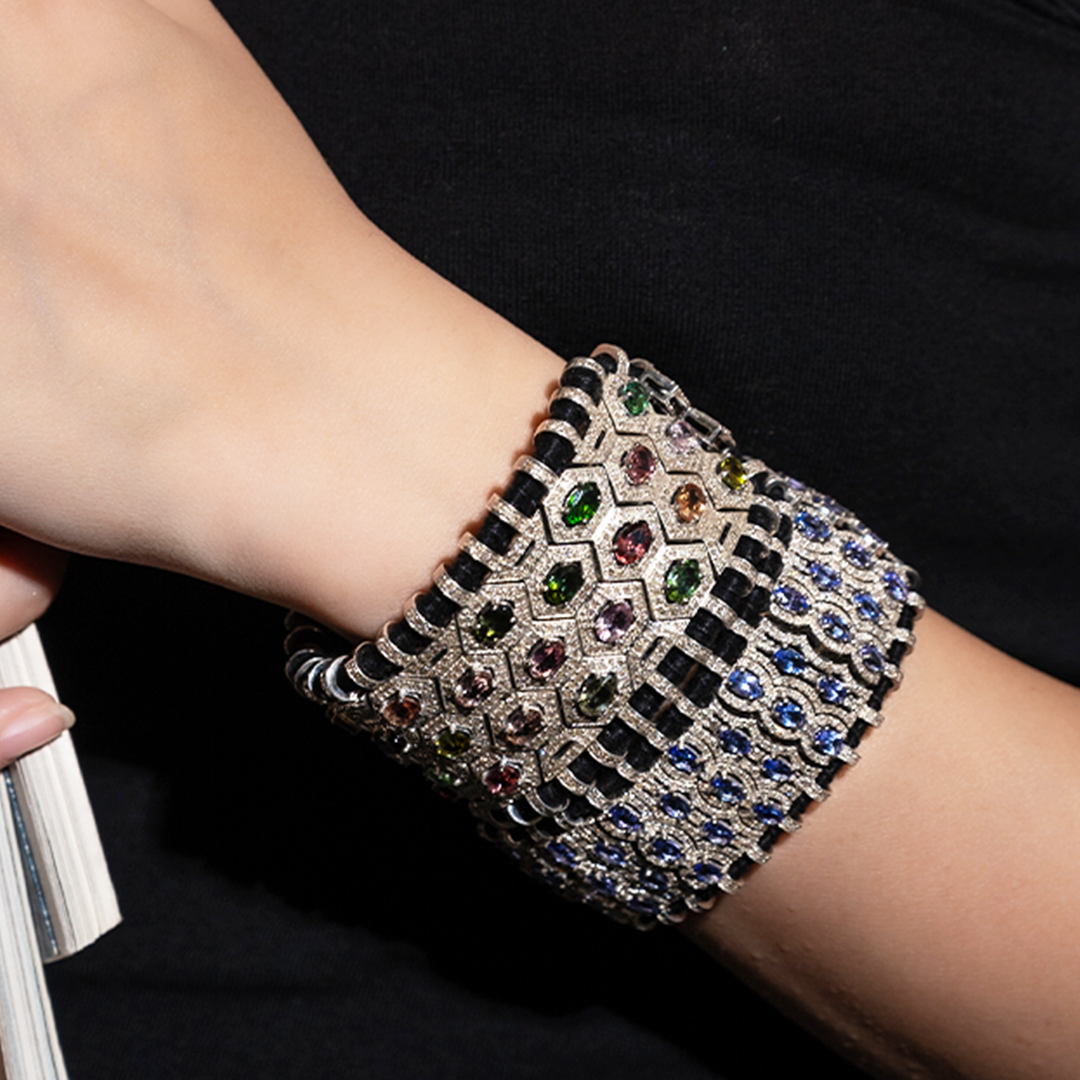 Avira Diamond multi sapphire Bracelet