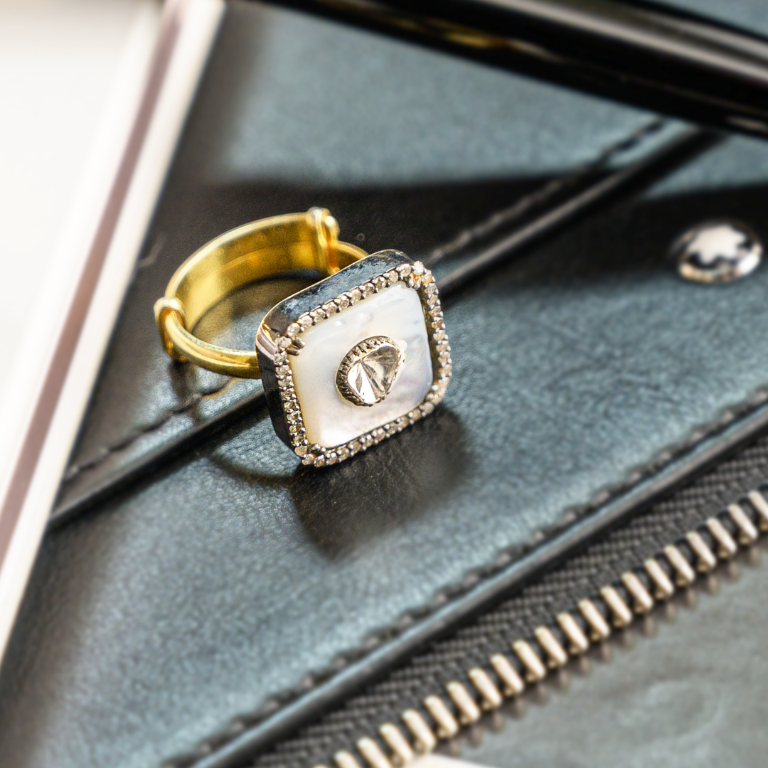 Donella Polki Mother of Pearl Ring