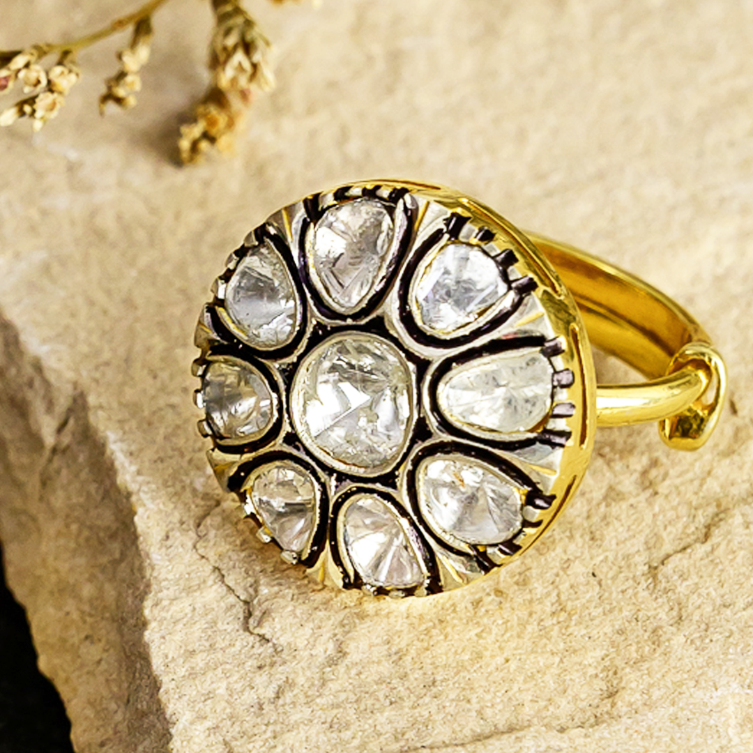 Ray Polki Ring