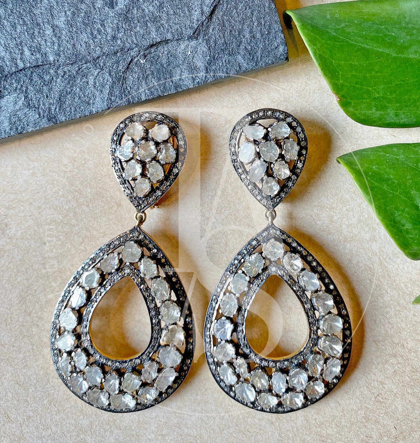 Enigma Uncut Diamond Earrings