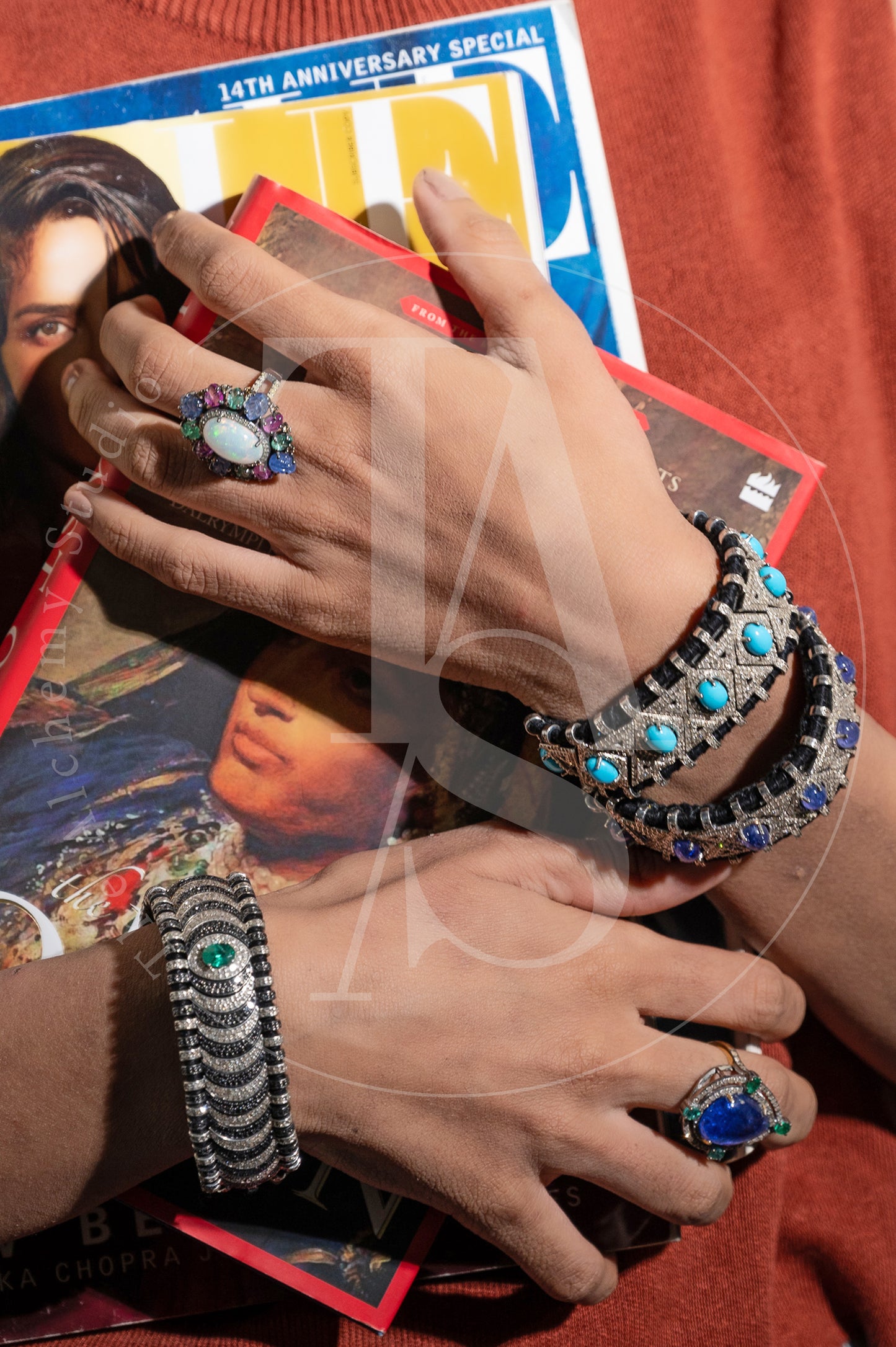 Alcina Turquoise and Diamond Bracelet