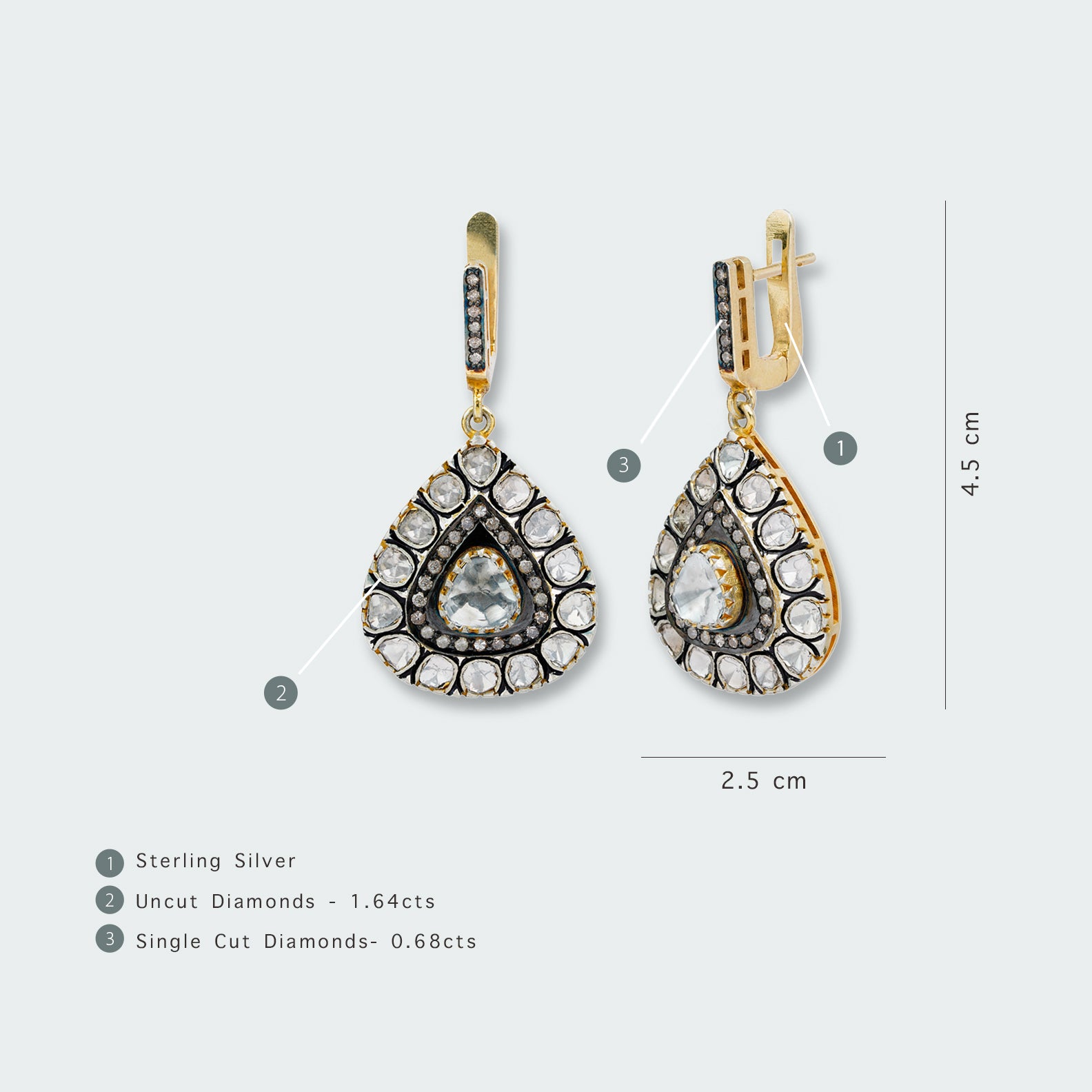 Felicity Polki Earrings