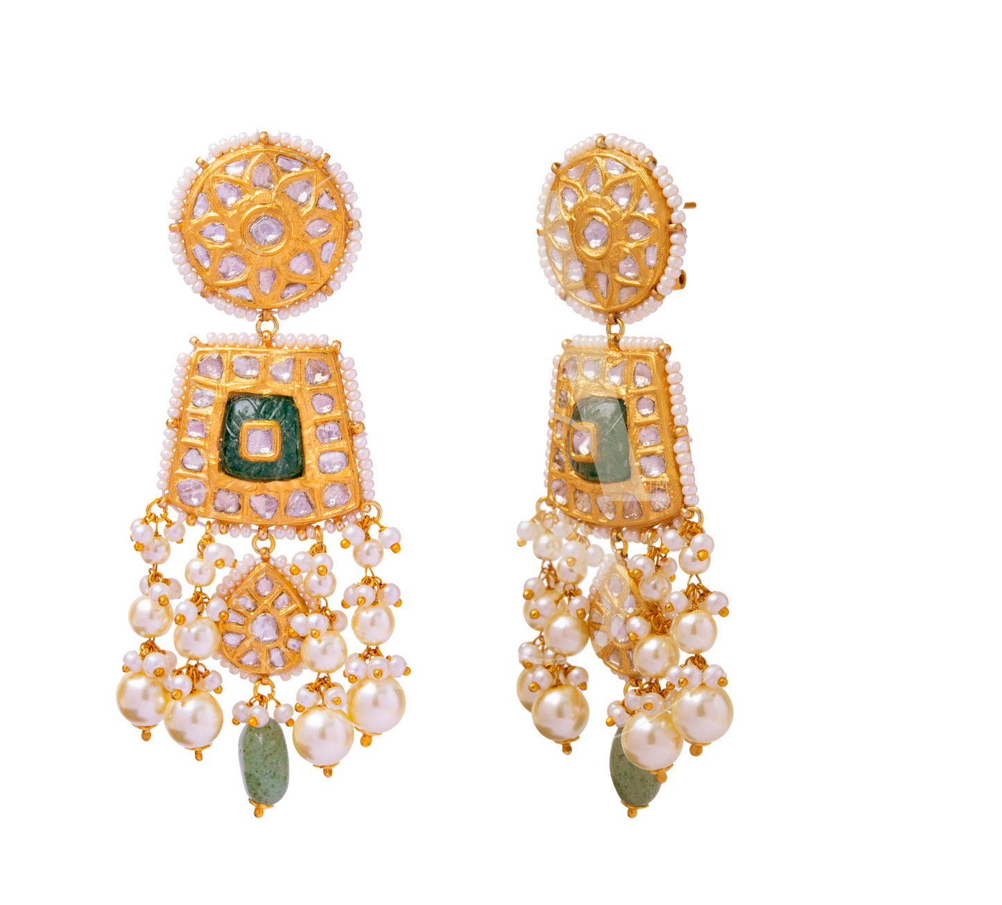 Rabia Uncut Diamond Earrings