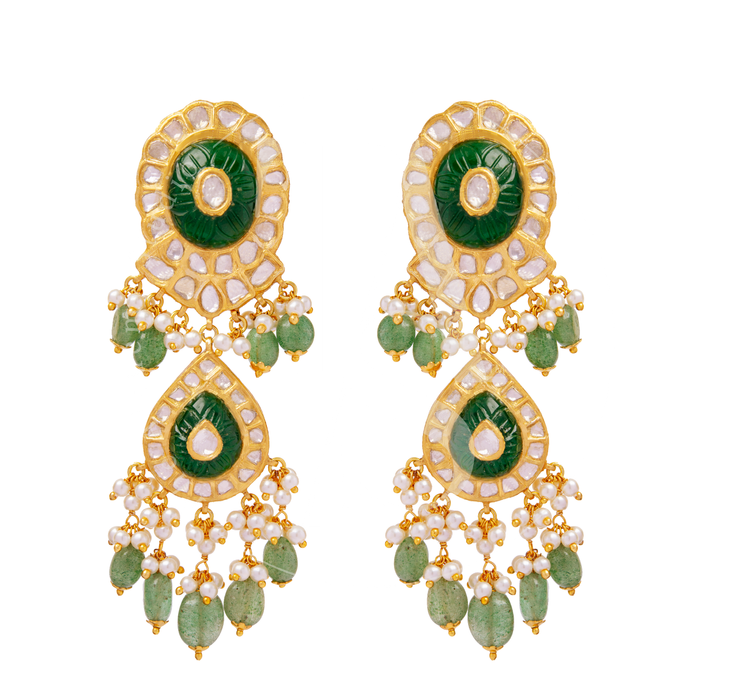 Mehnoor Uncut Diamond Earrings