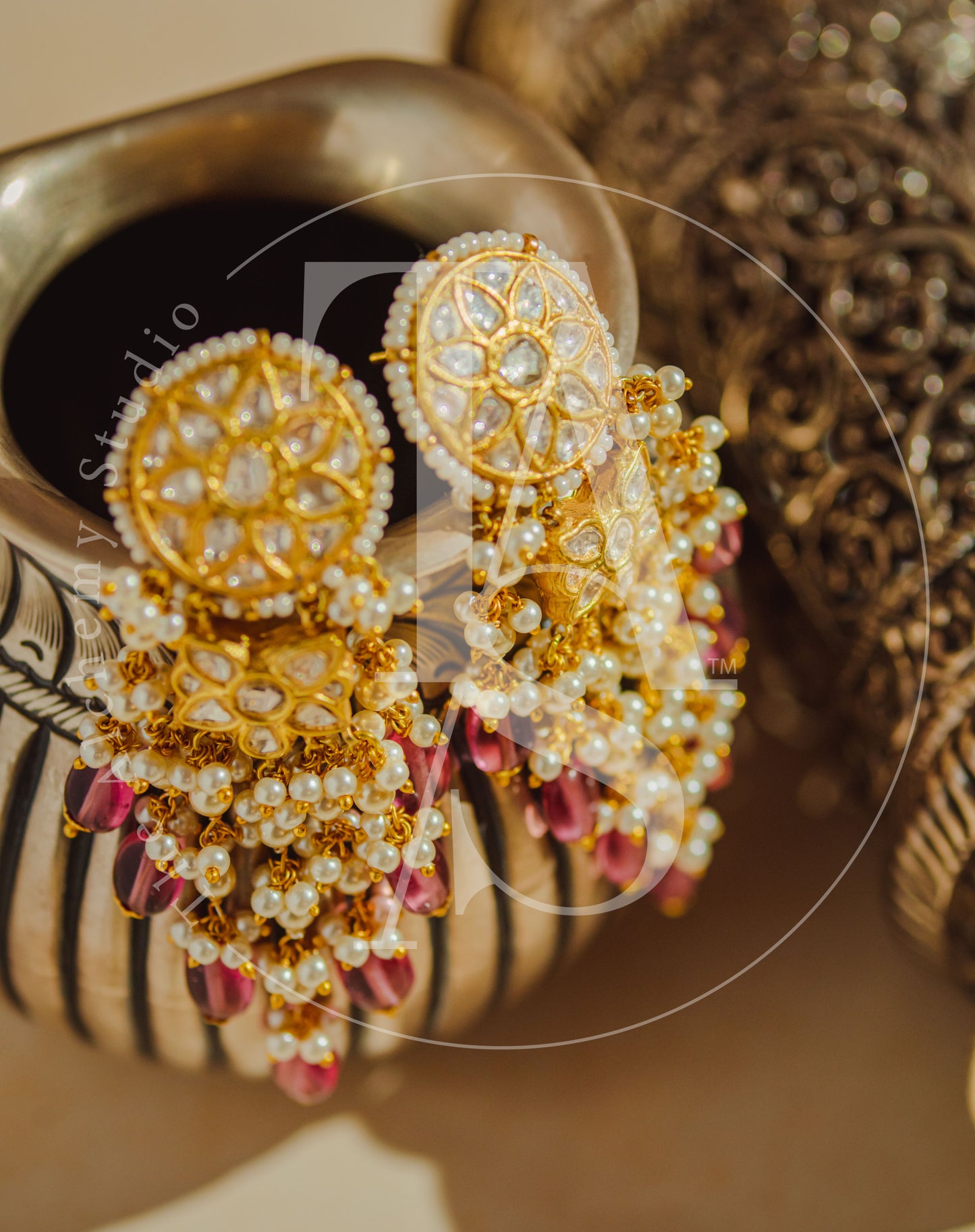 Tamara Uncut Diamond Earrings